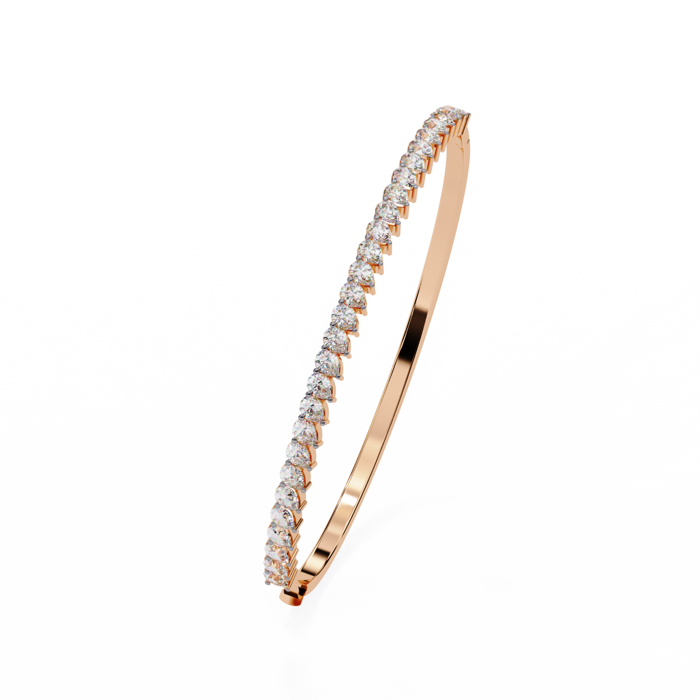 riviera classic lab grown diamond bangle