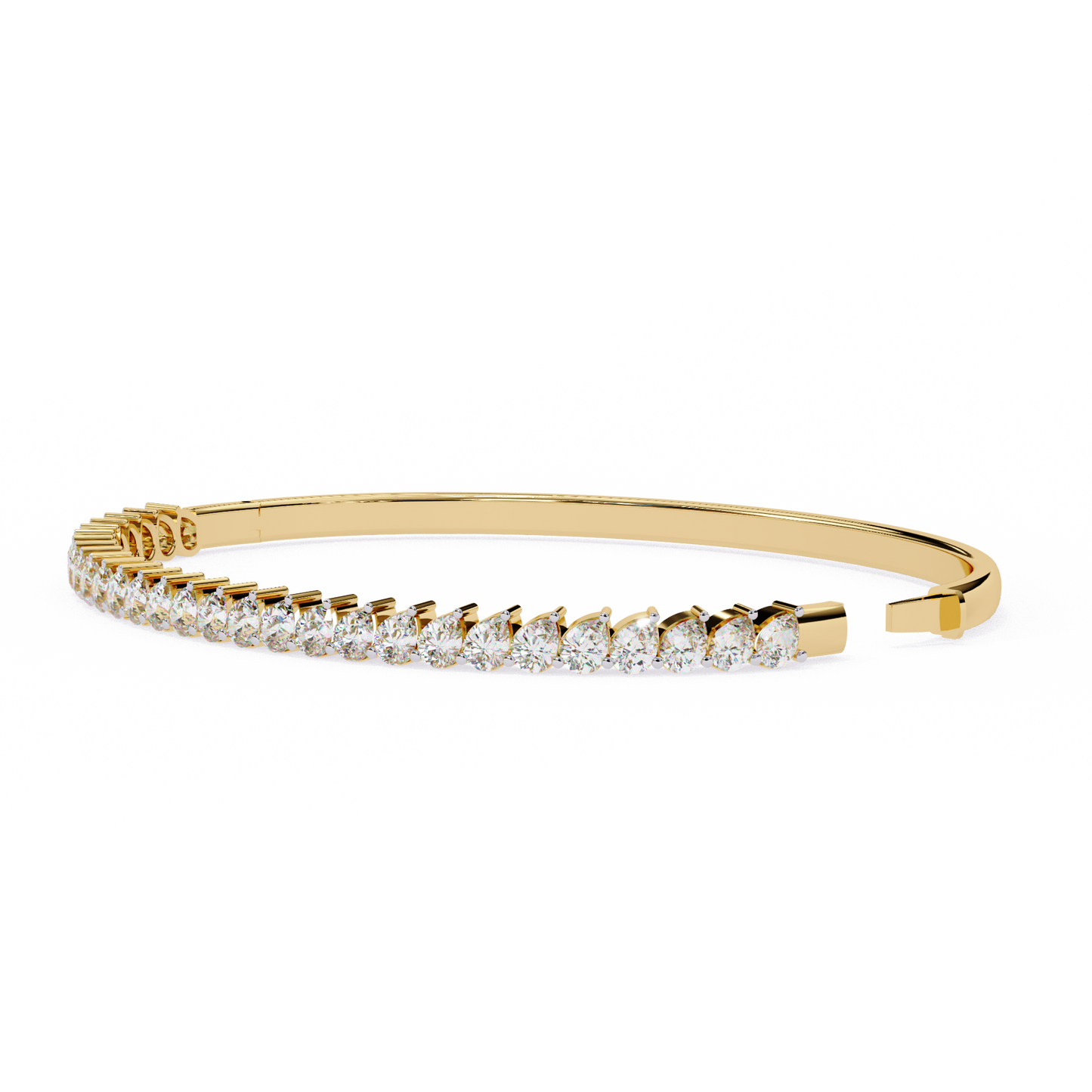 riviera classic lab grown diamond bangle