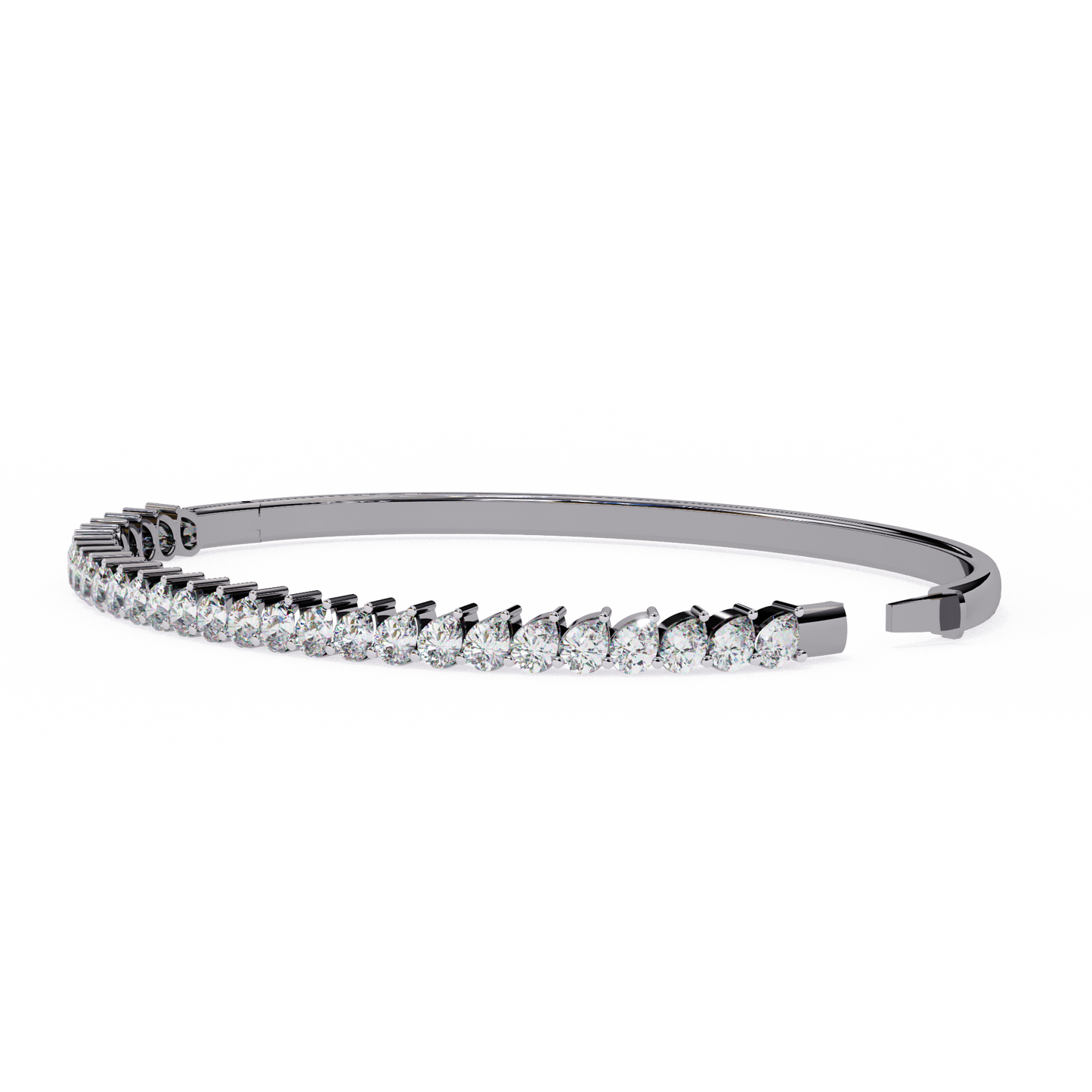 riviera classic lab grown diamond bangle