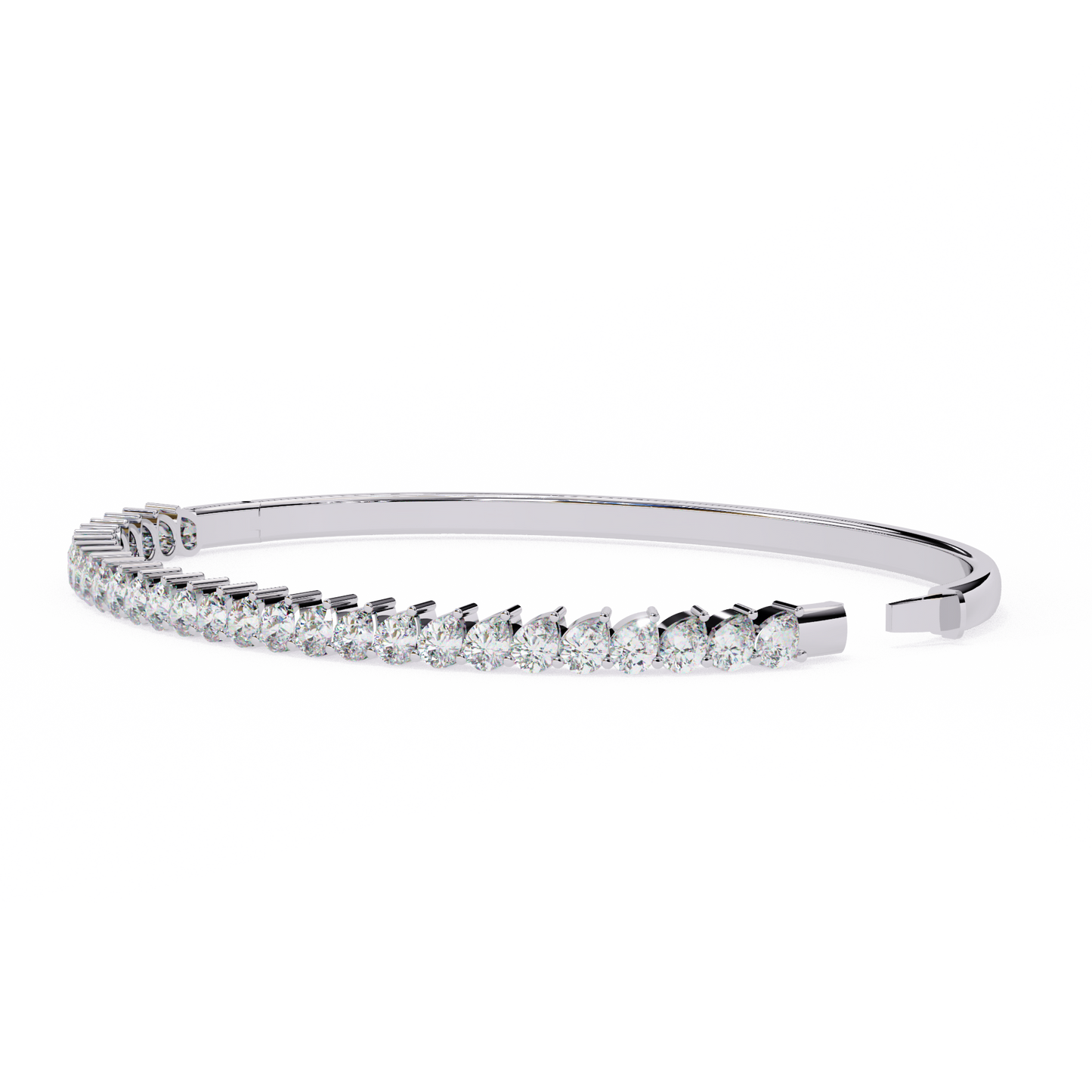 riviera classic lab grown diamond bangle