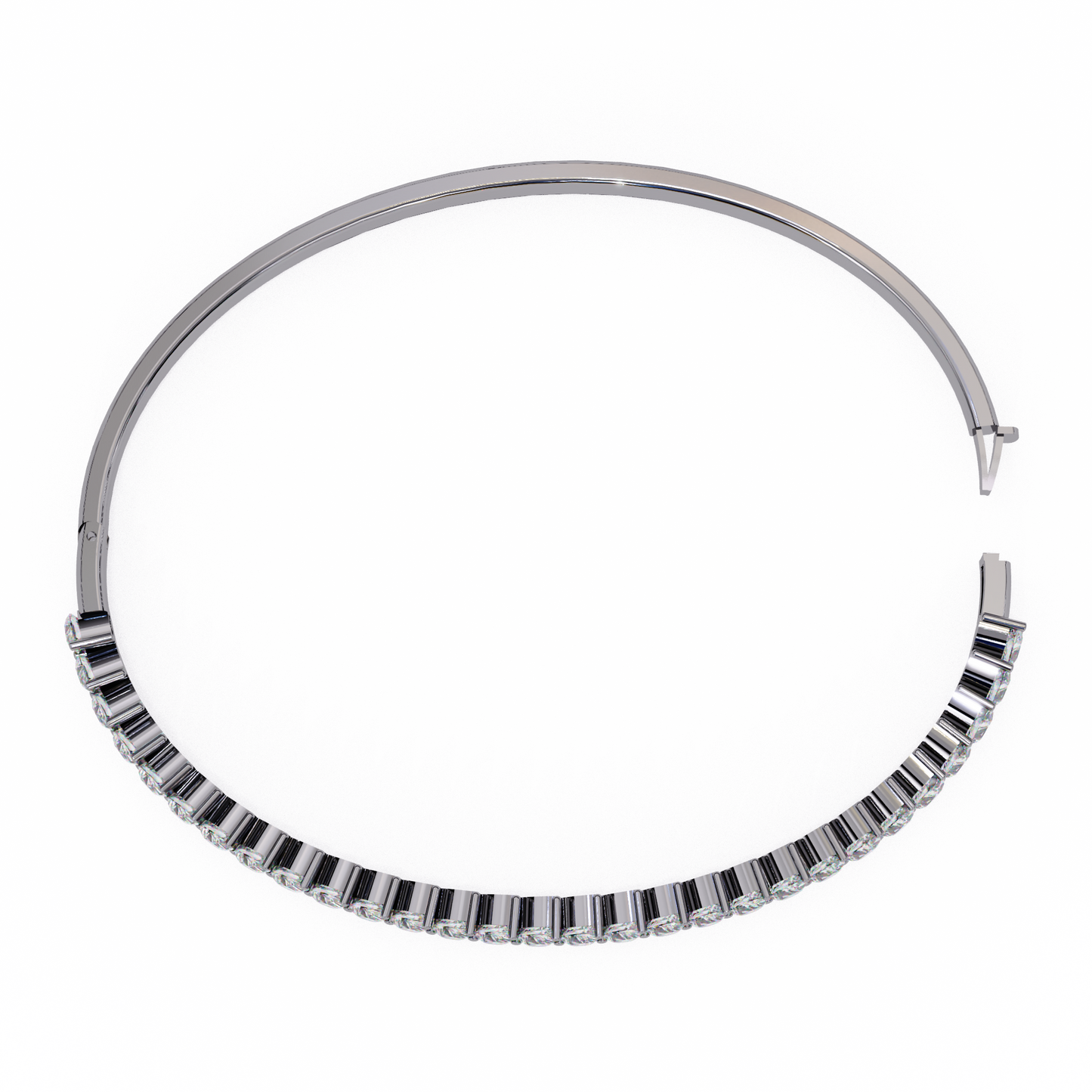 riviera classic lab grown diamond bangle