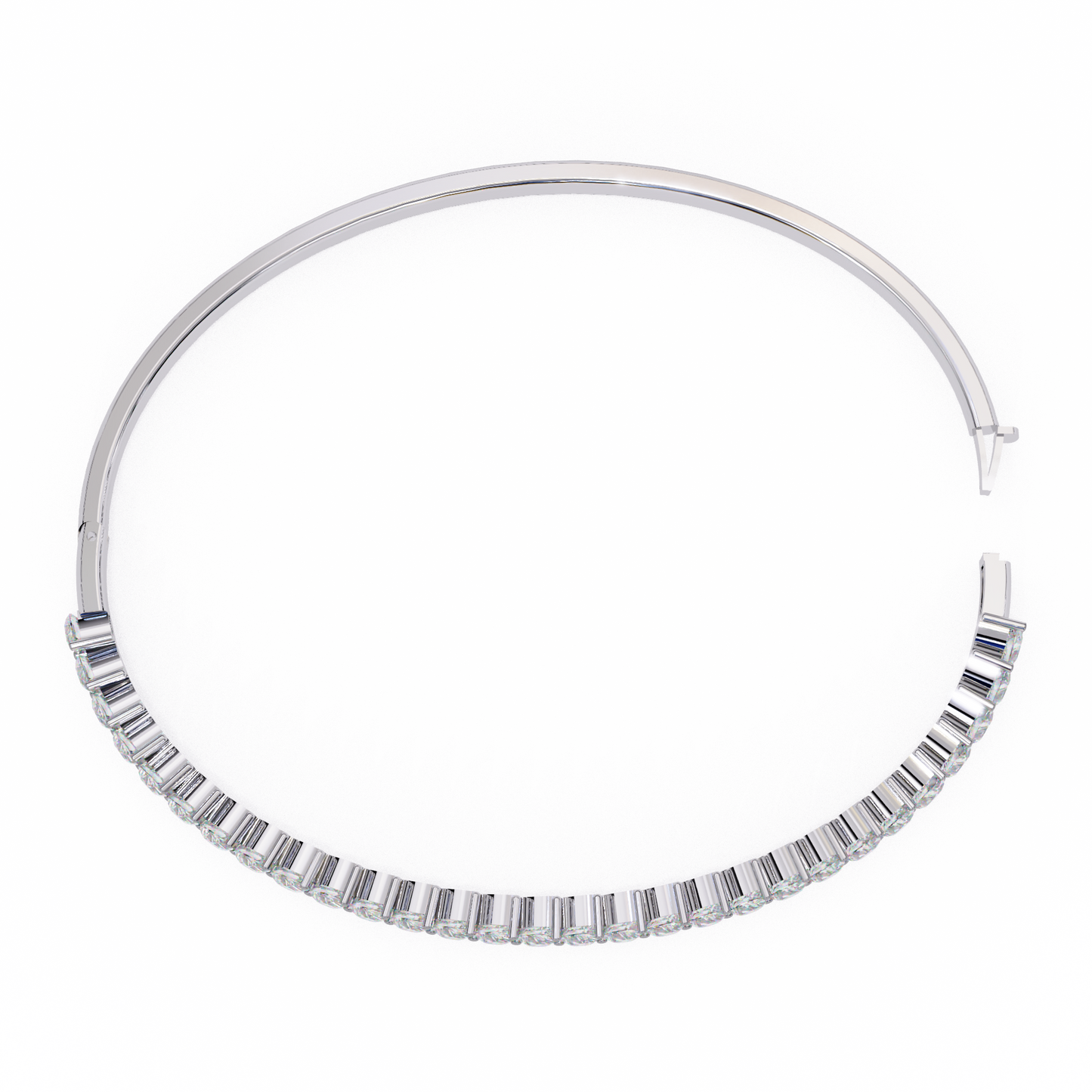 riviera classic lab grown diamond bangle