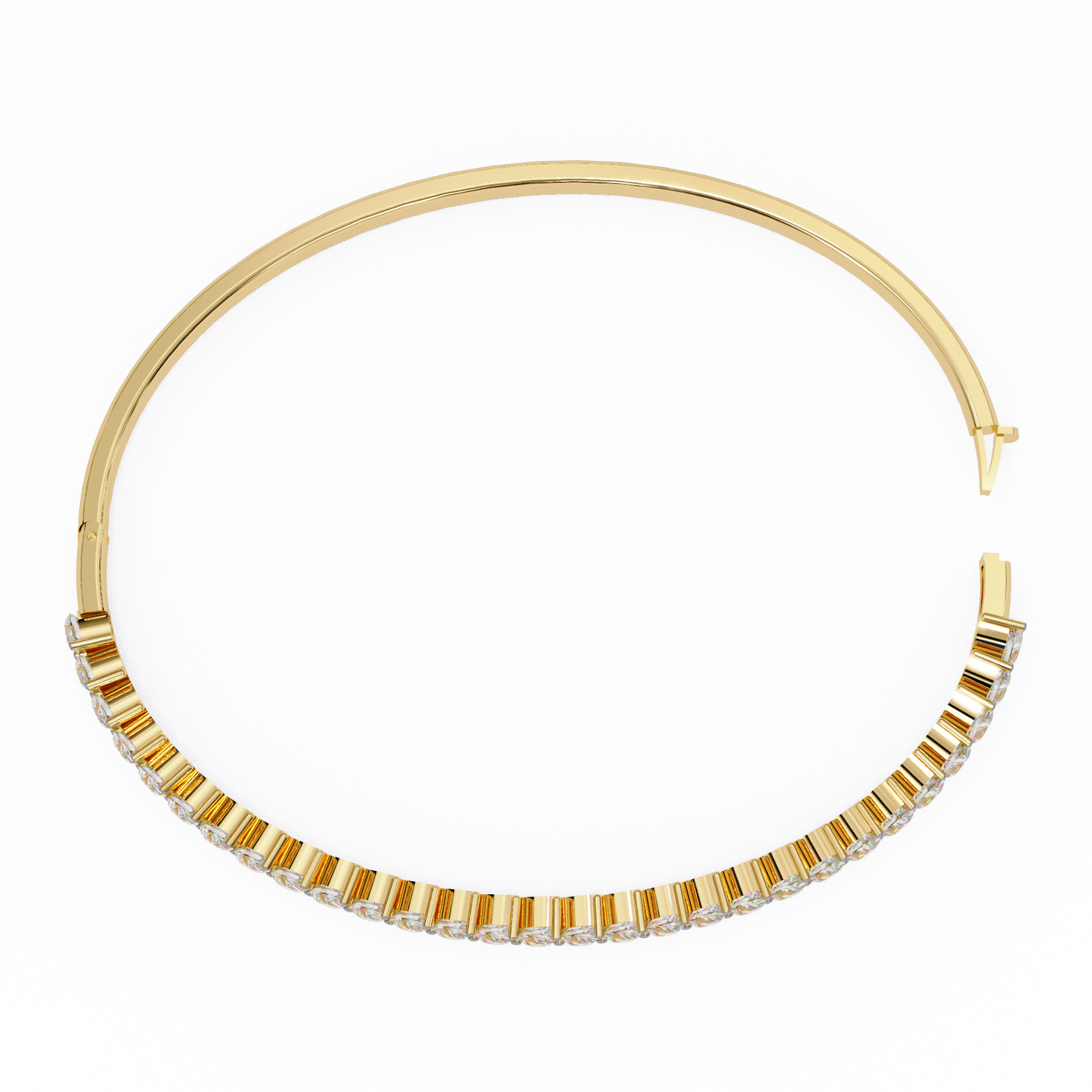 riviera classic lab grown diamond bangle