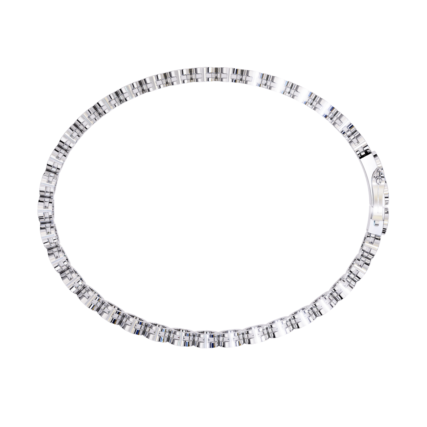 bella bezel lab grown diamond bracelet