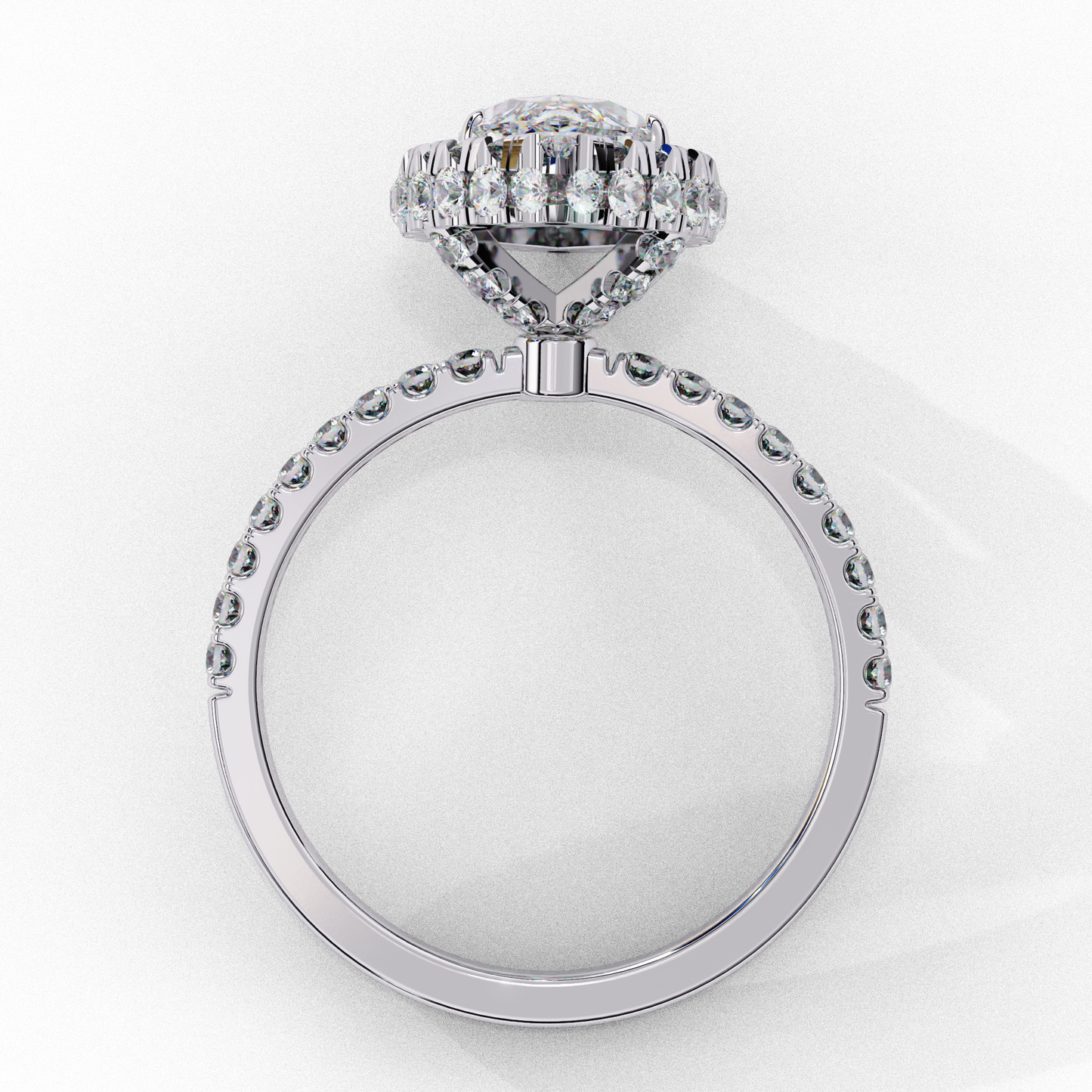 majestic marquise double halo lab grown diamond ring