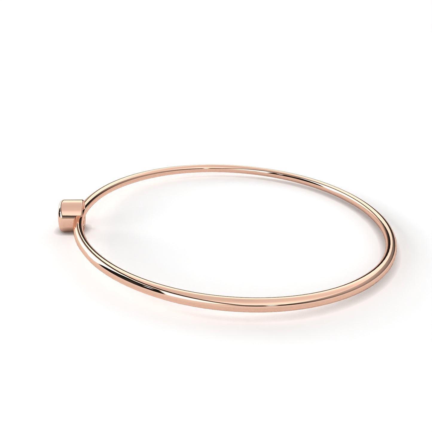 solis solitaire lab grown diamond bangle