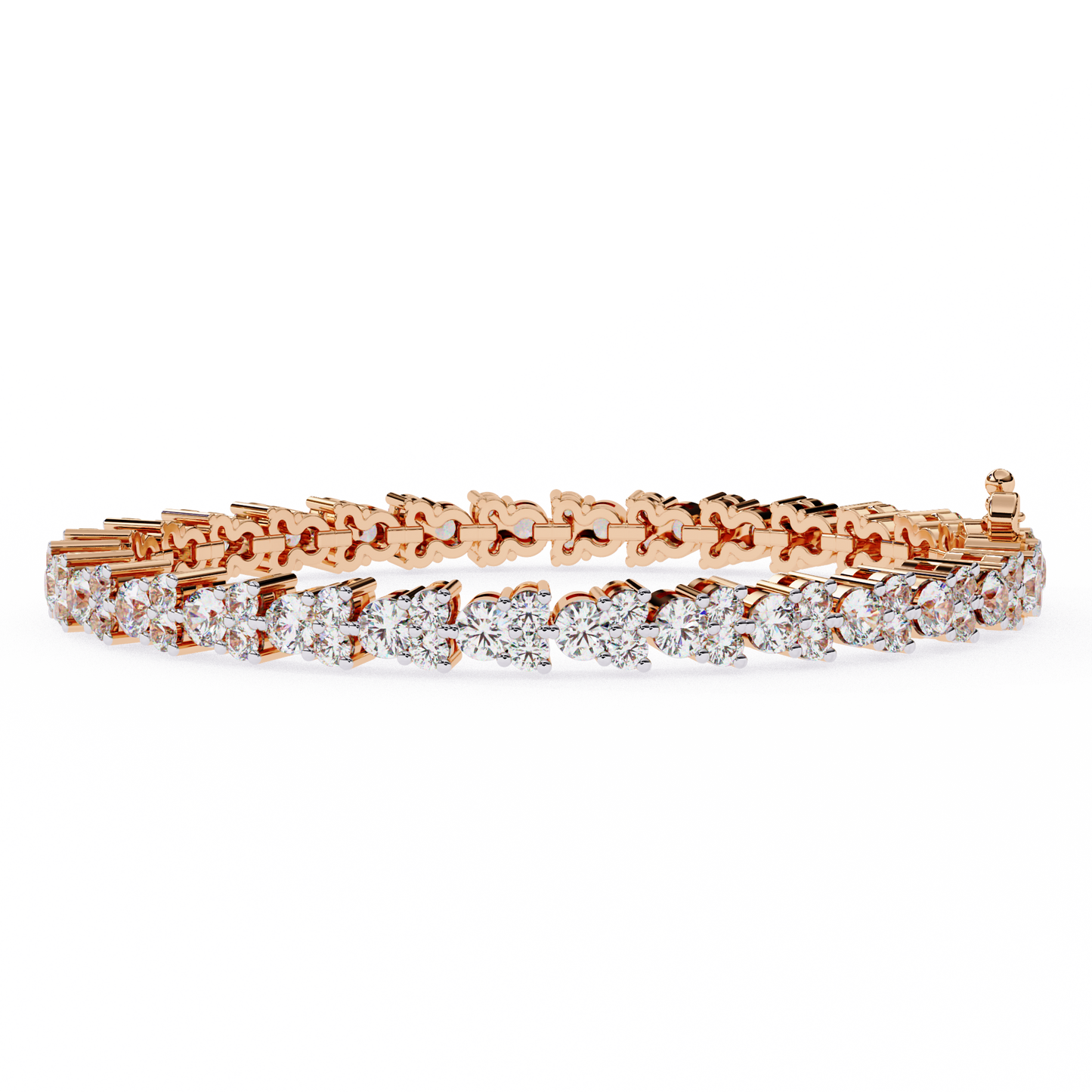 aurora fleur lab grown diamond bracelet