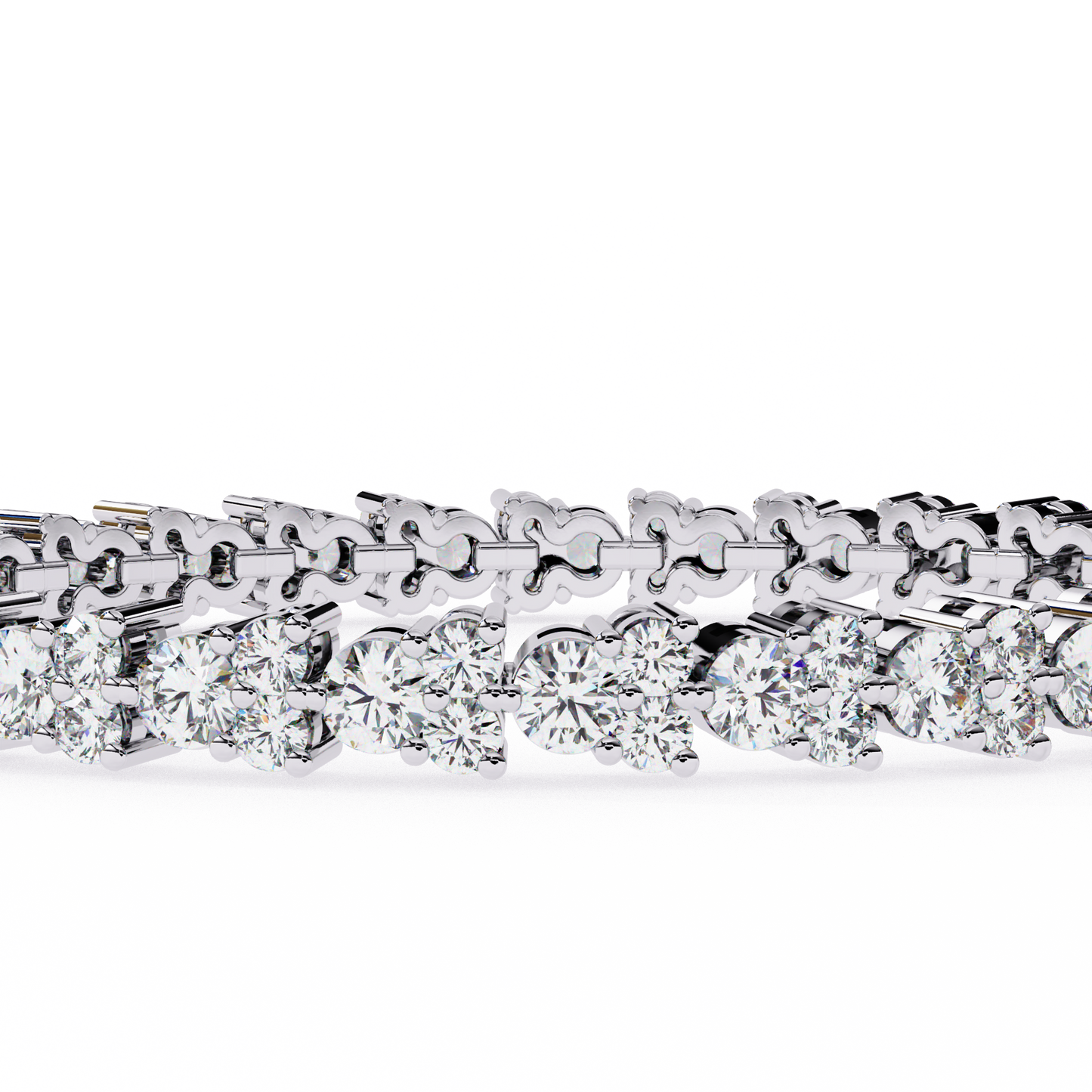 aurora fleur lab grown diamond bracelet