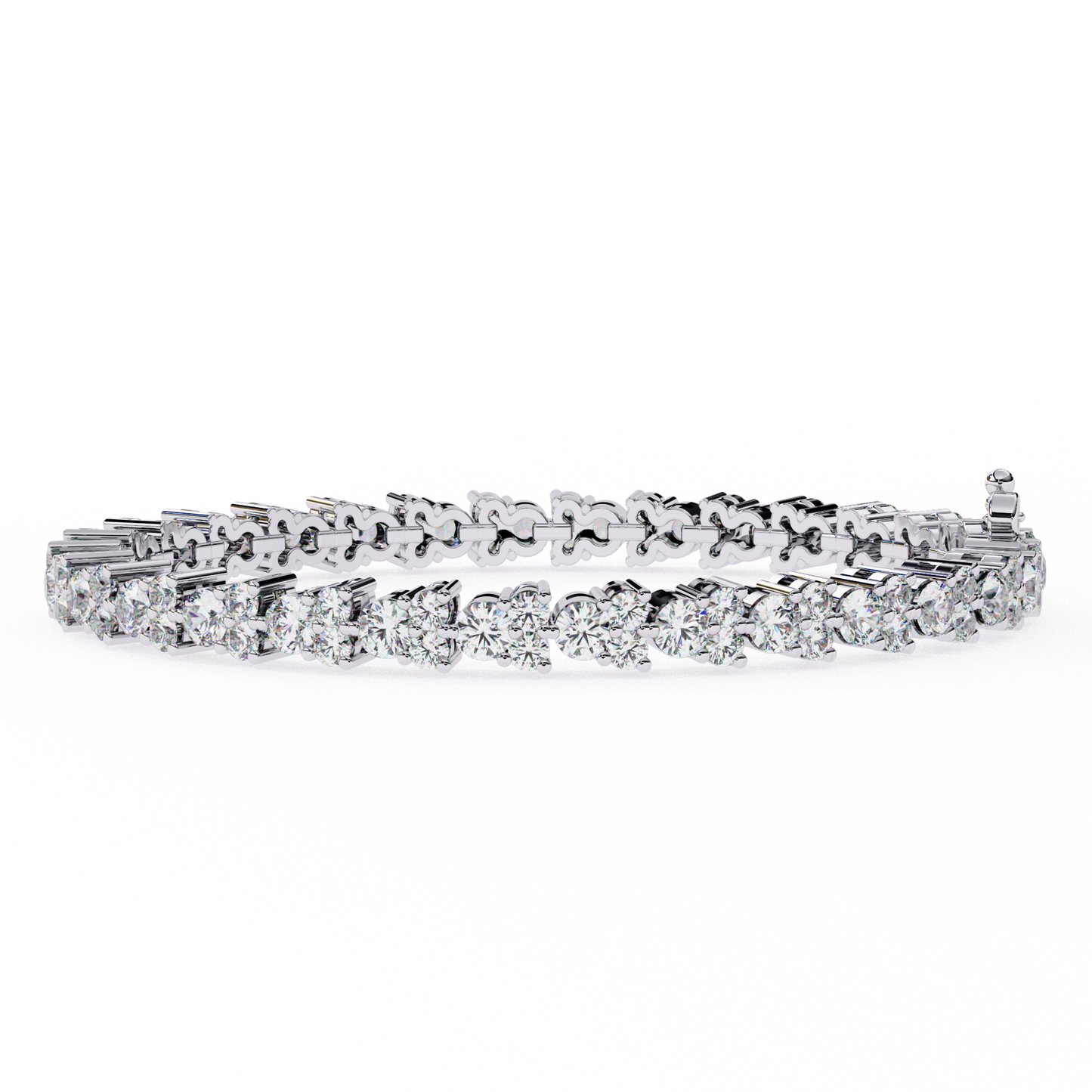 aurora fleur lab grown diamond bracelet