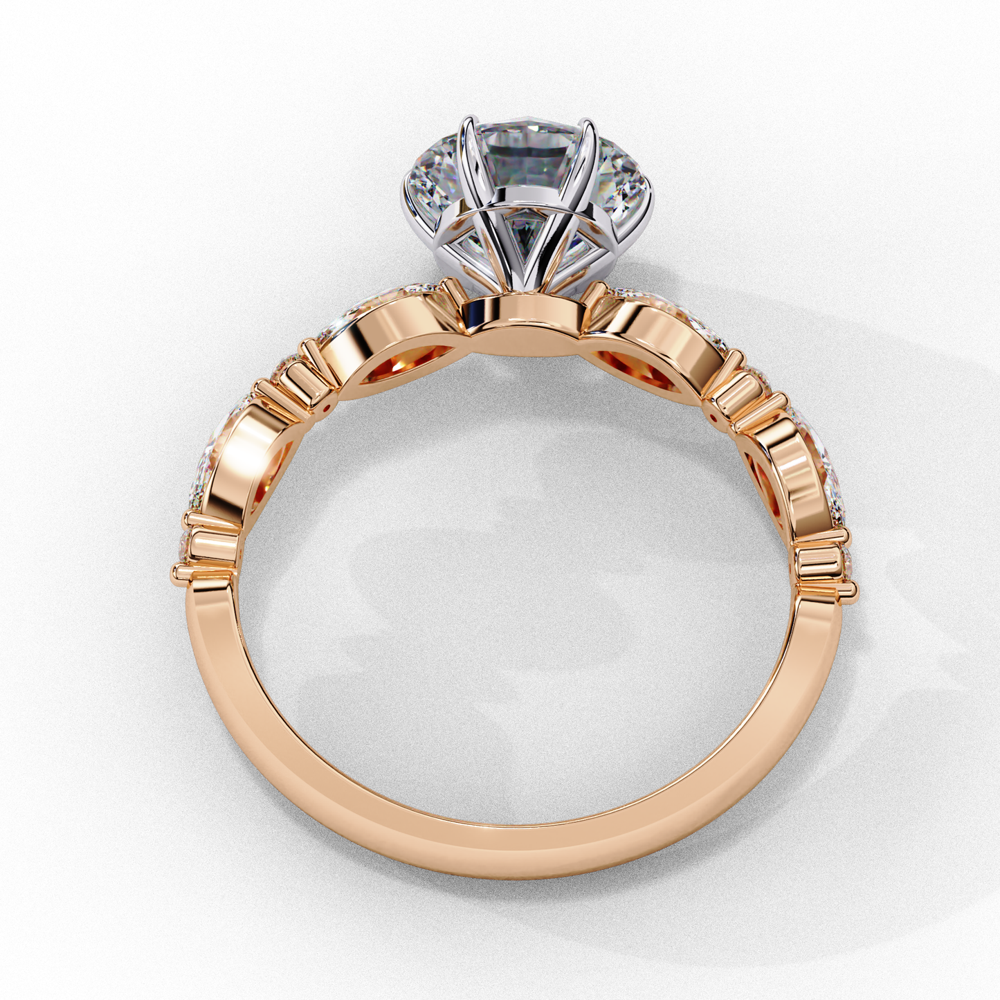 aurora marquise solitaire ring