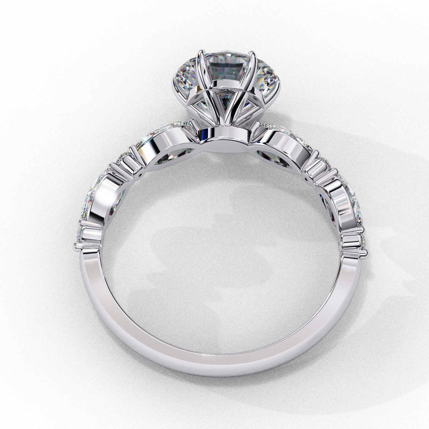 aurora marquise solitaire ring