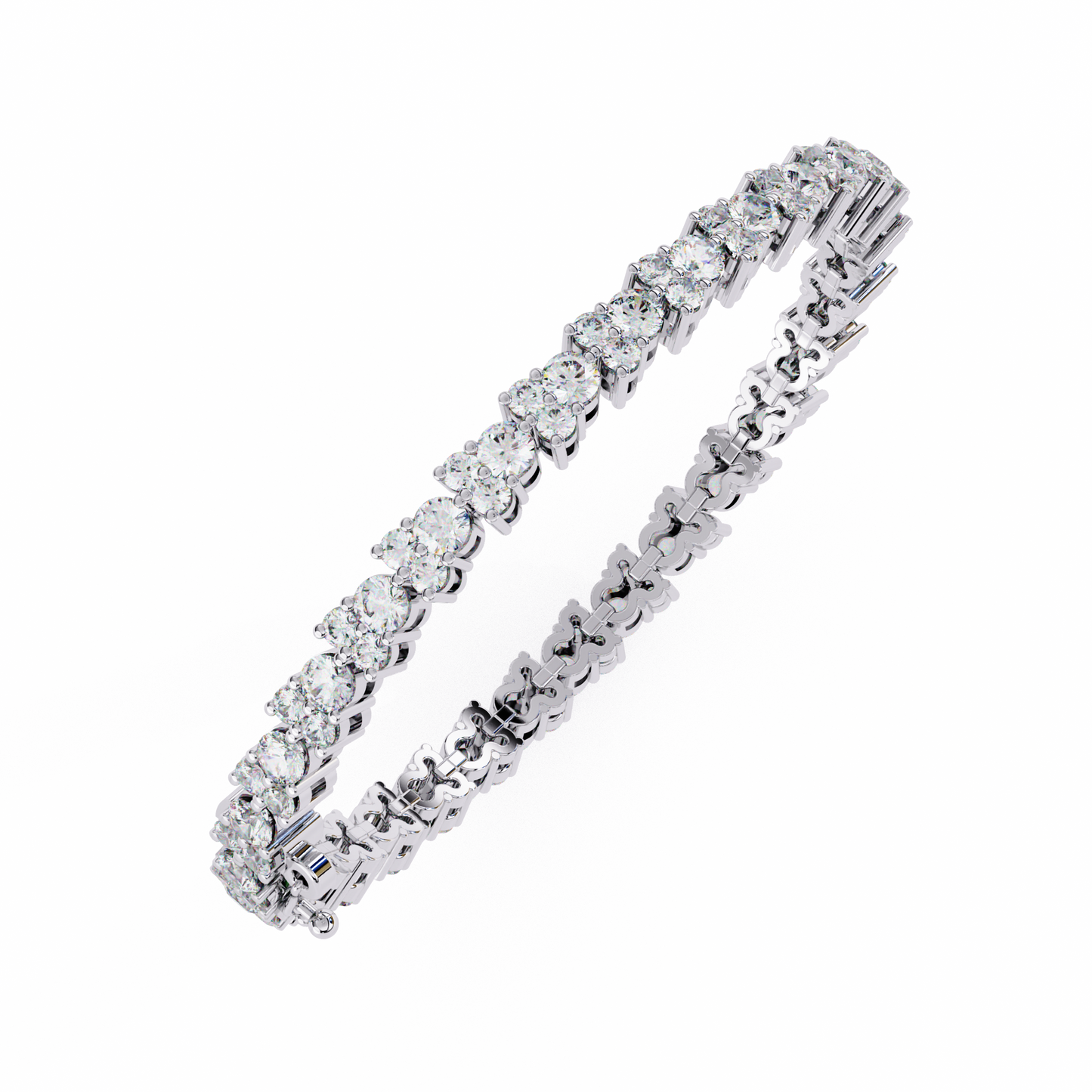 aurora fleur lab grown diamond bracelet