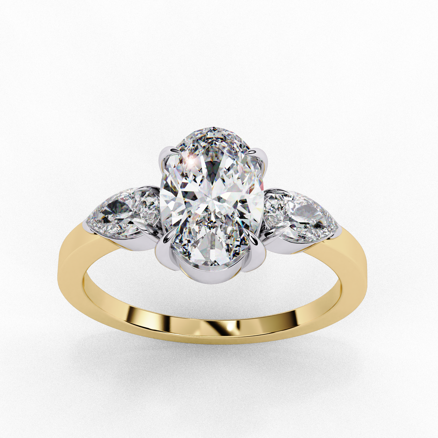 sylvie oval embrace trilogy ring