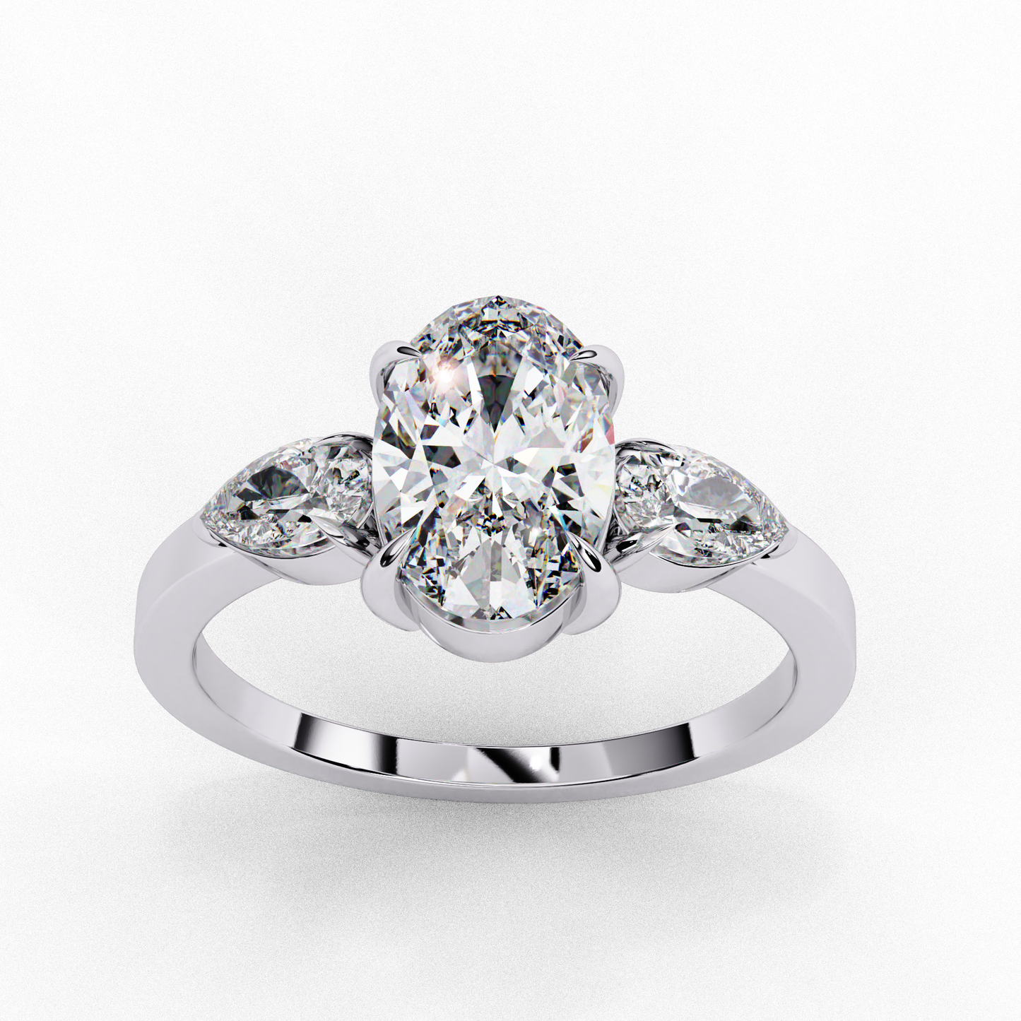 sylvie oval embrace trilogy ring