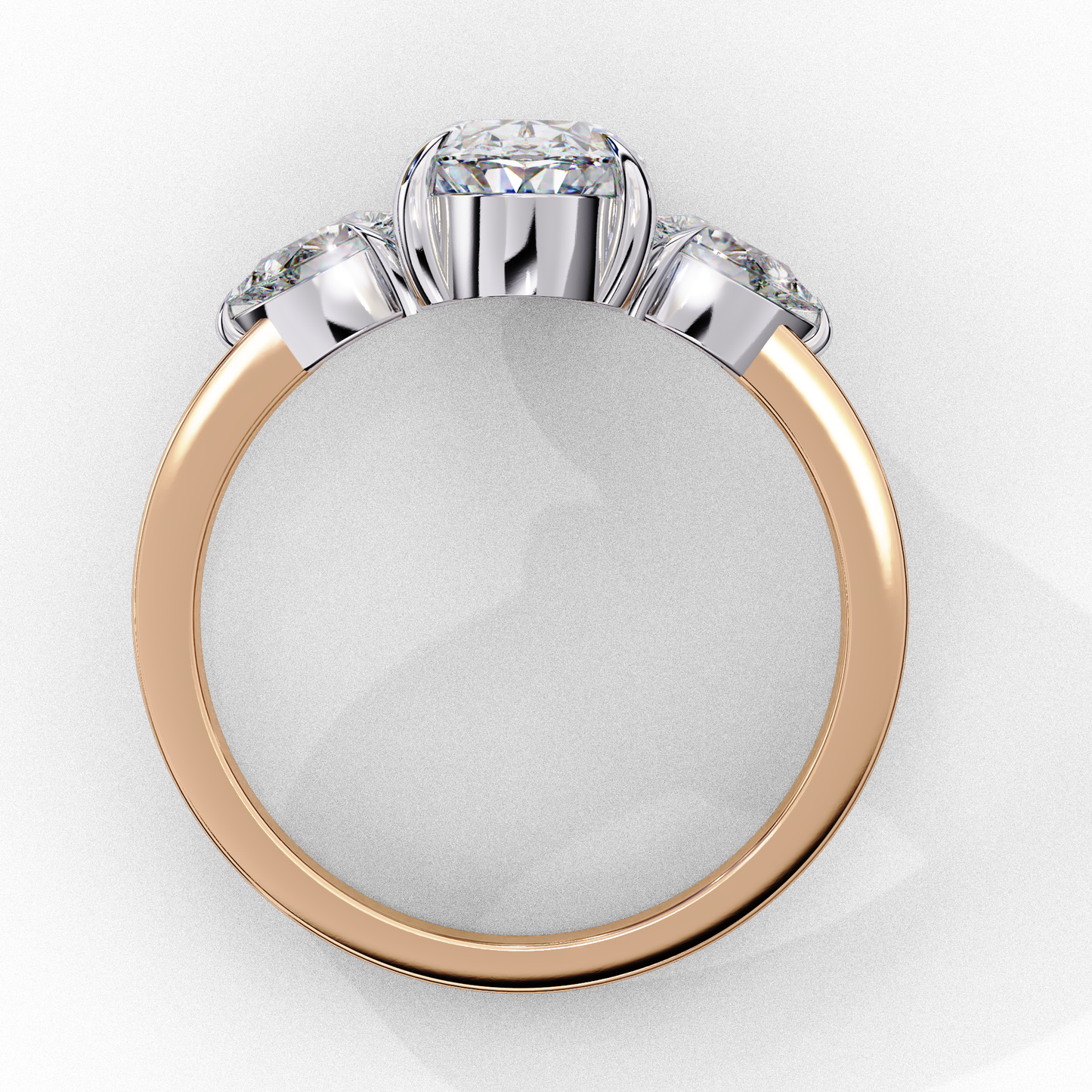 sylvie oval embrace trilogy ring