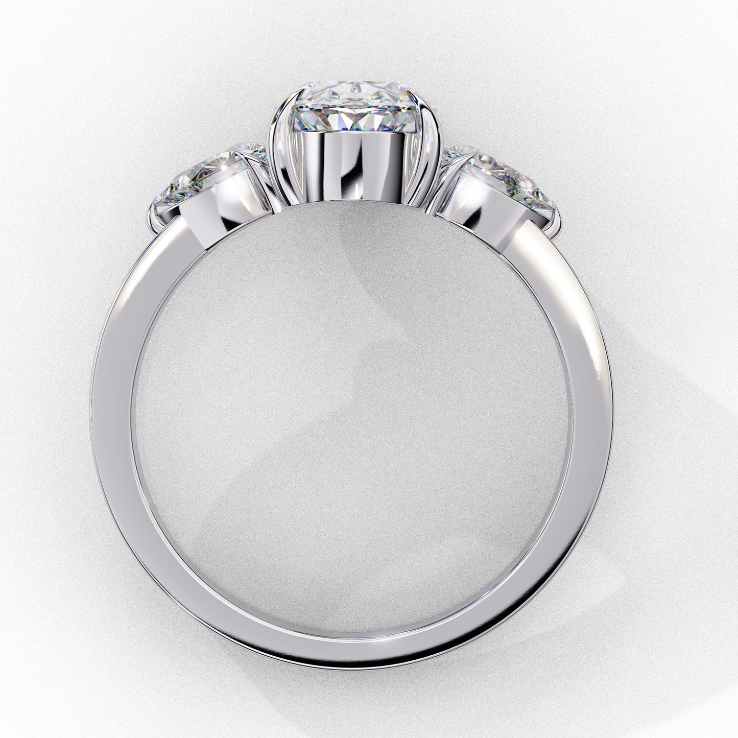 sylvie oval embrace trilogy ring