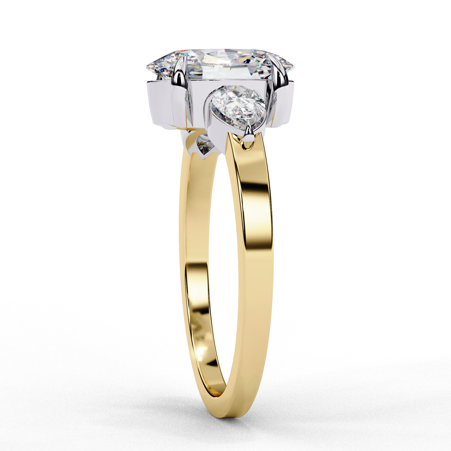 sylvie oval embrace trilogy ring