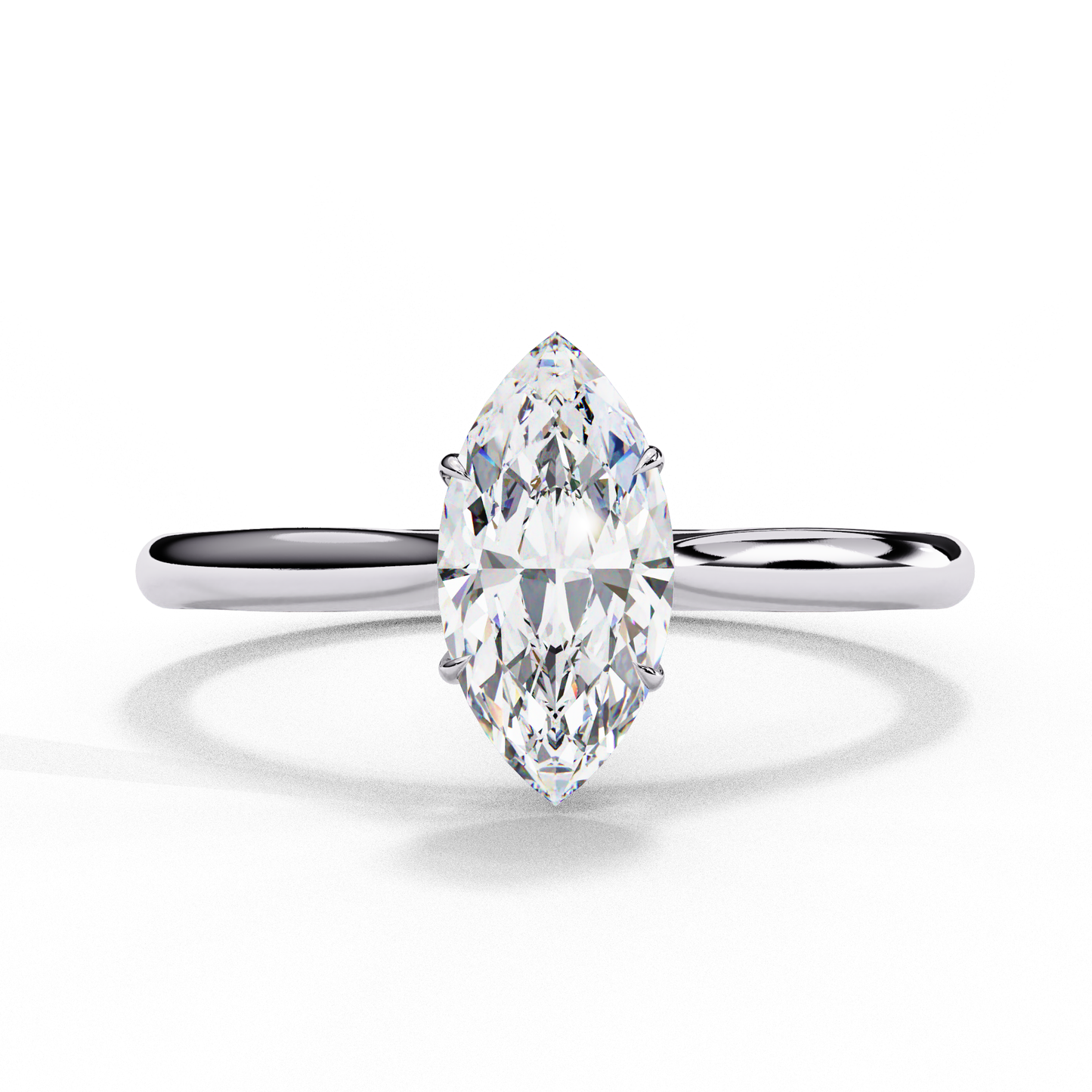 ophira lab grown diamond marquise solitaire ring