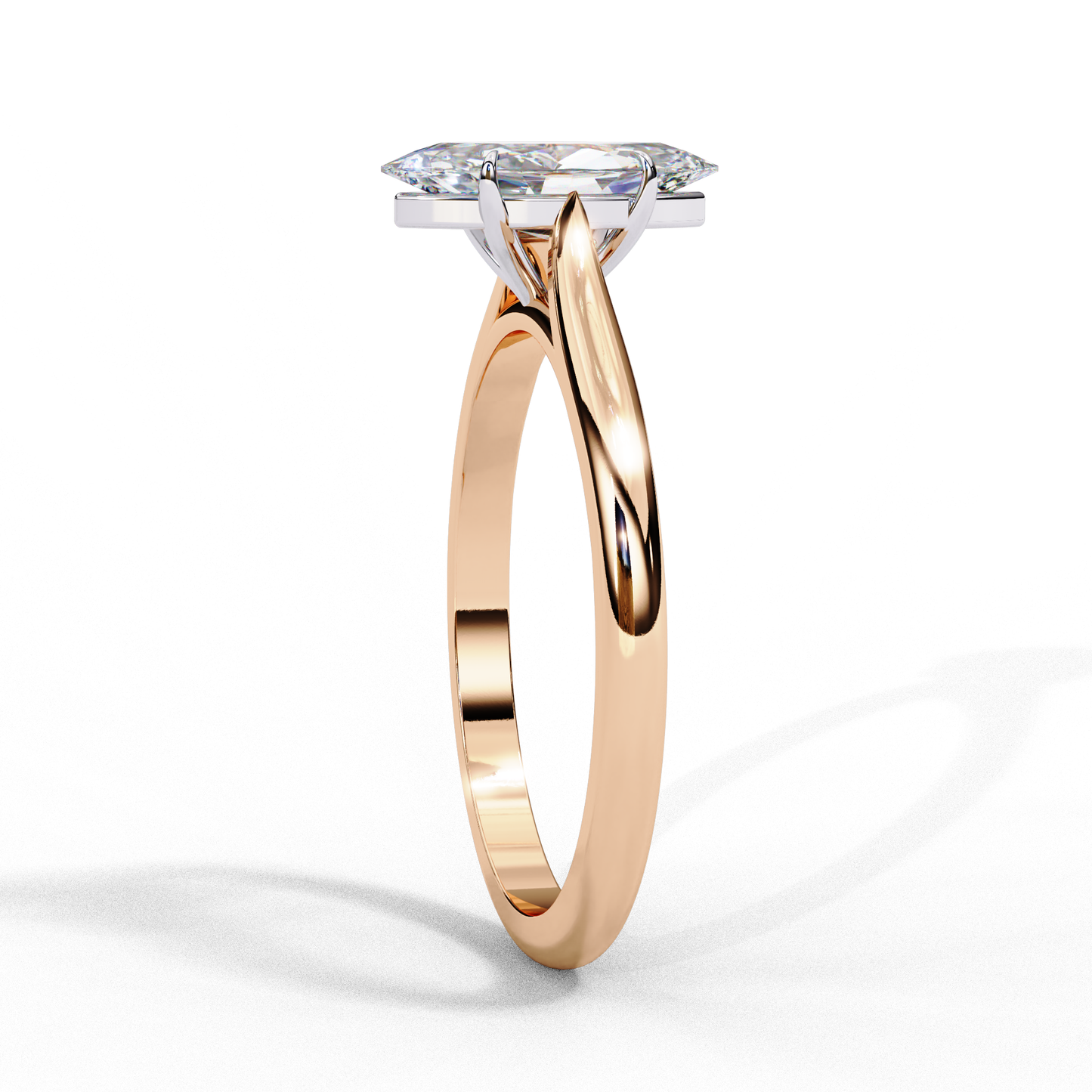 ophira lab grown diamond marquise solitaire ring