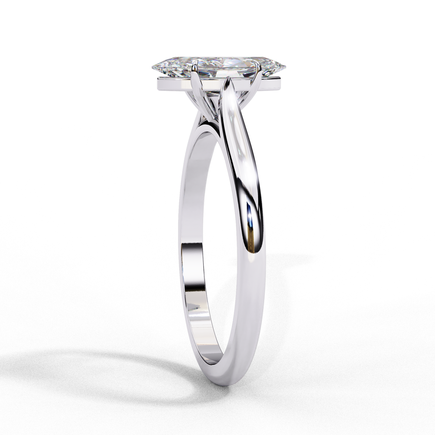 ophira lab grown diamond marquise solitaire ring