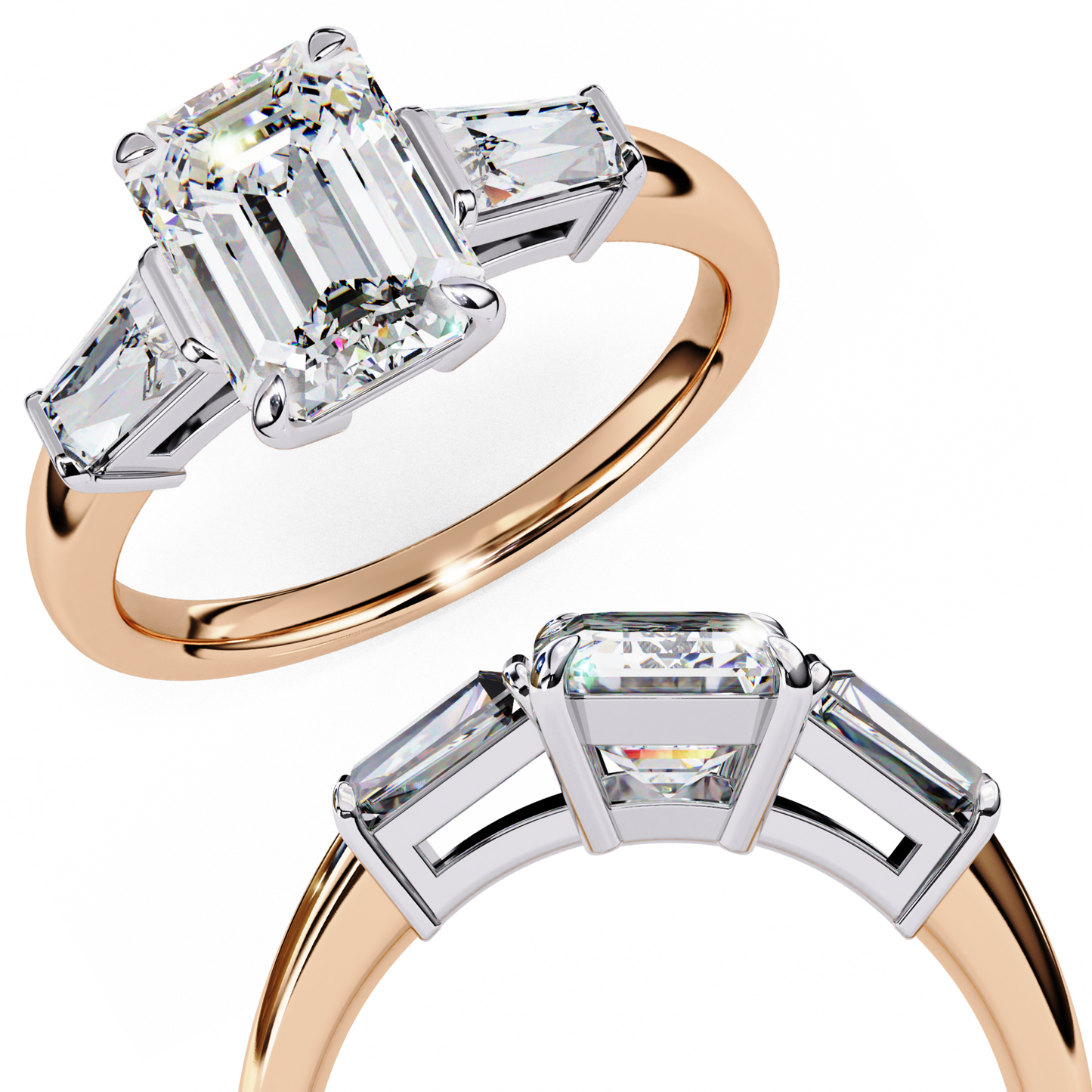 isolde emerald veil ring