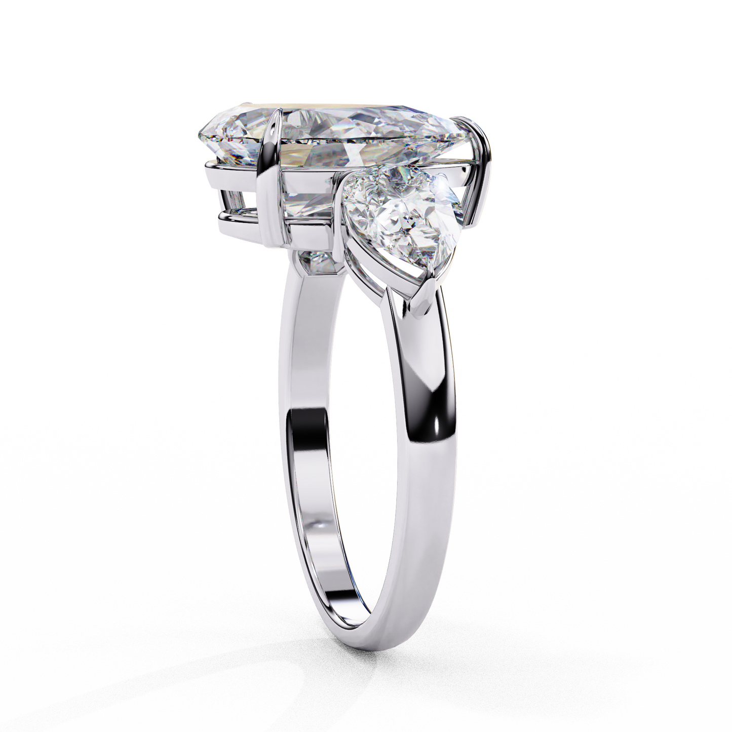 lunaria pear petal ring