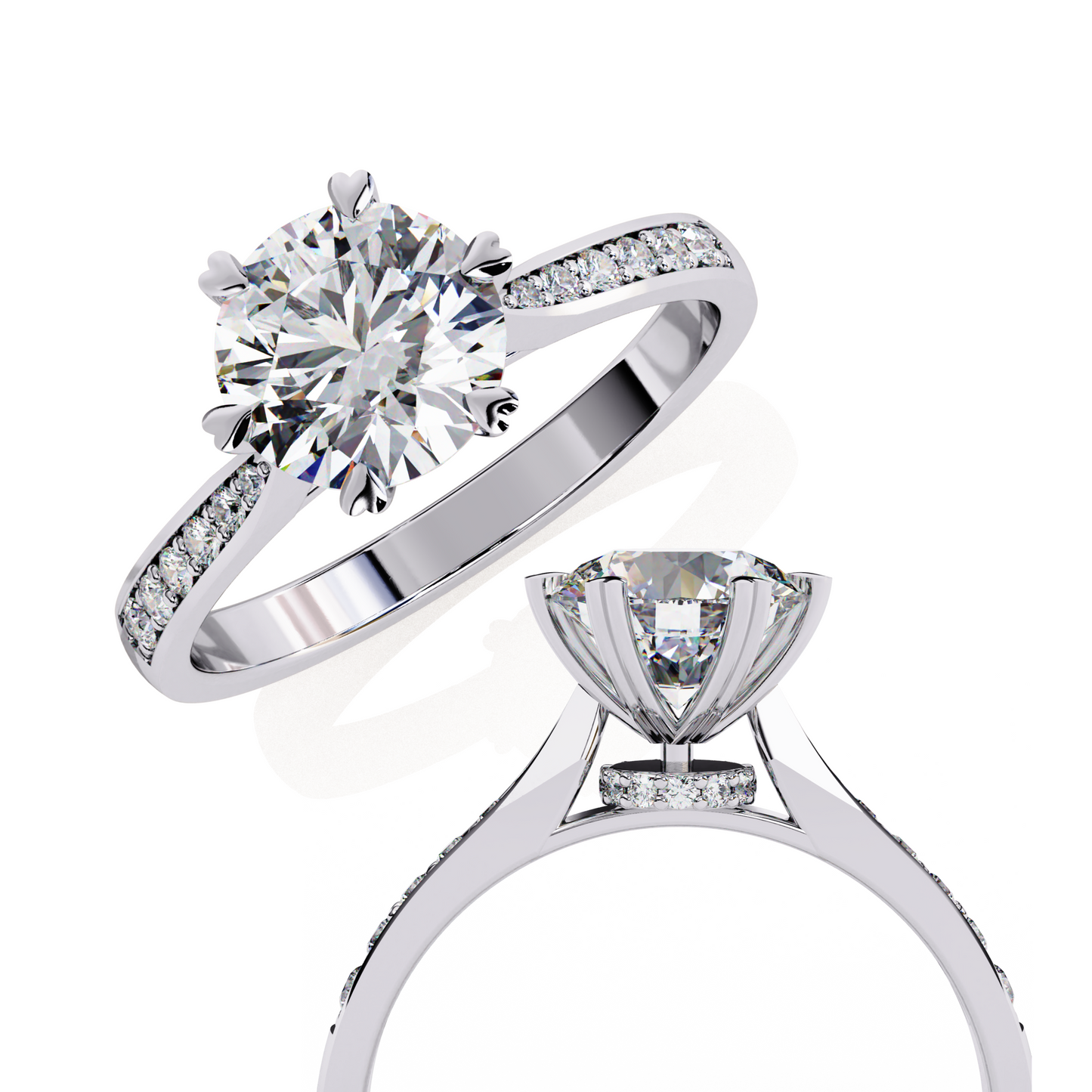 celestial grace pavé ring