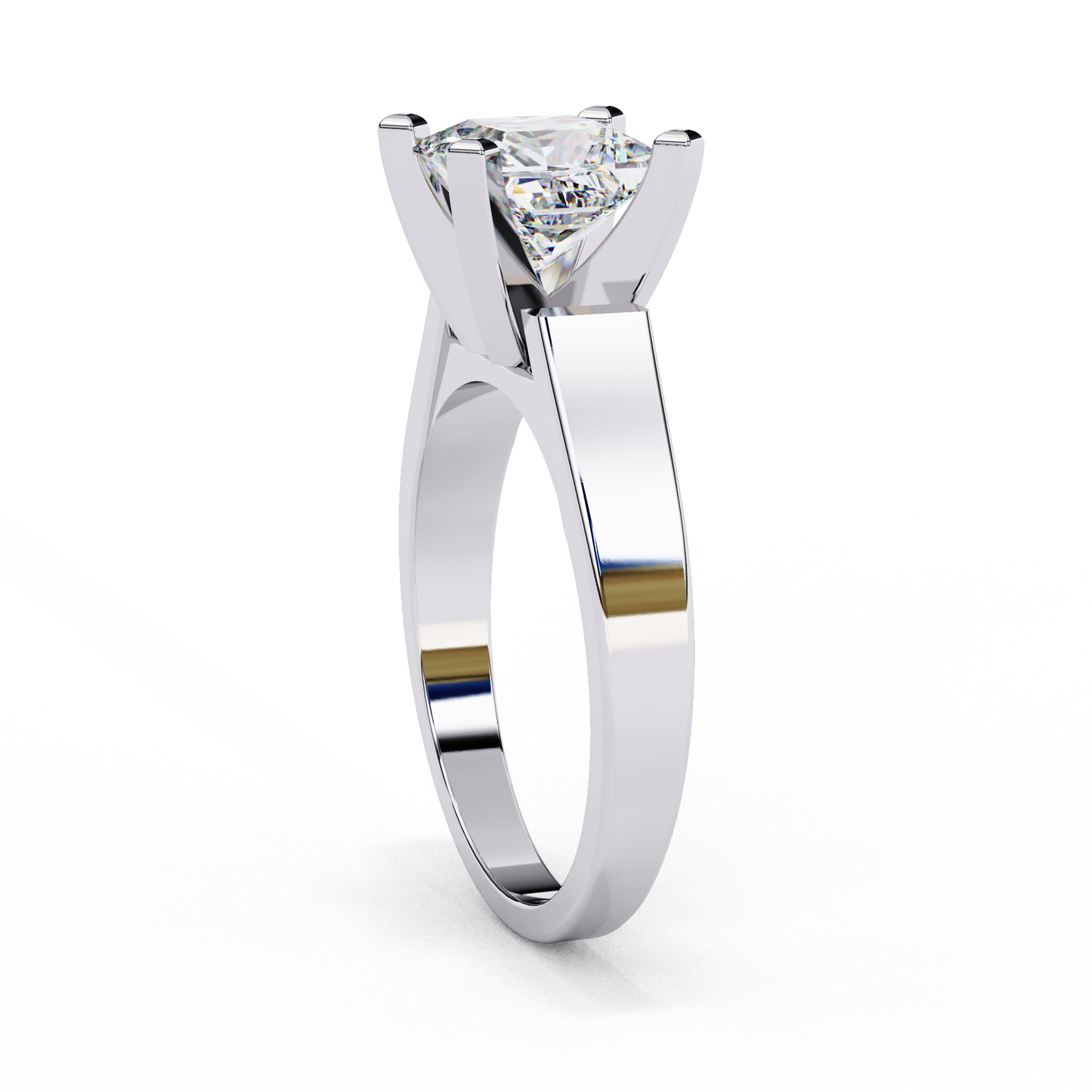 princess classic lab grown diamond ring