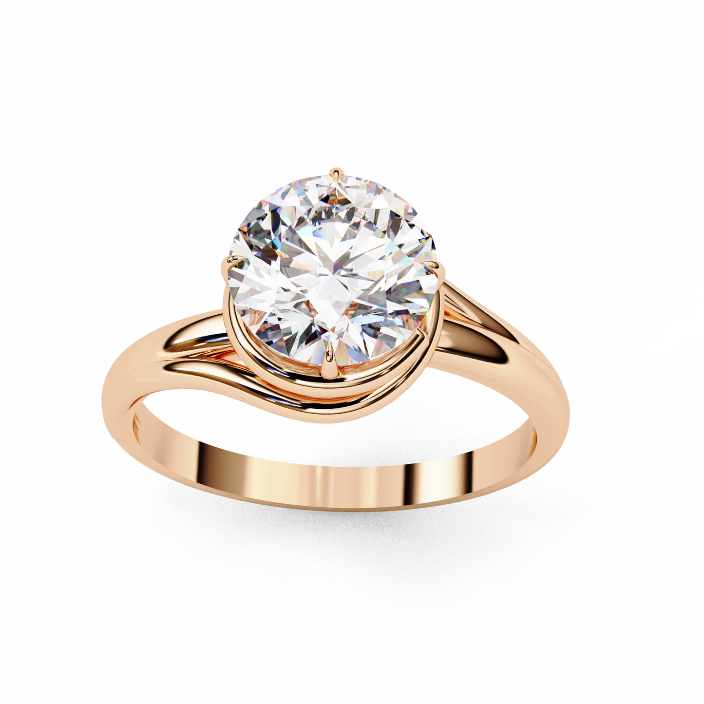 selene twisted embrace solitaire