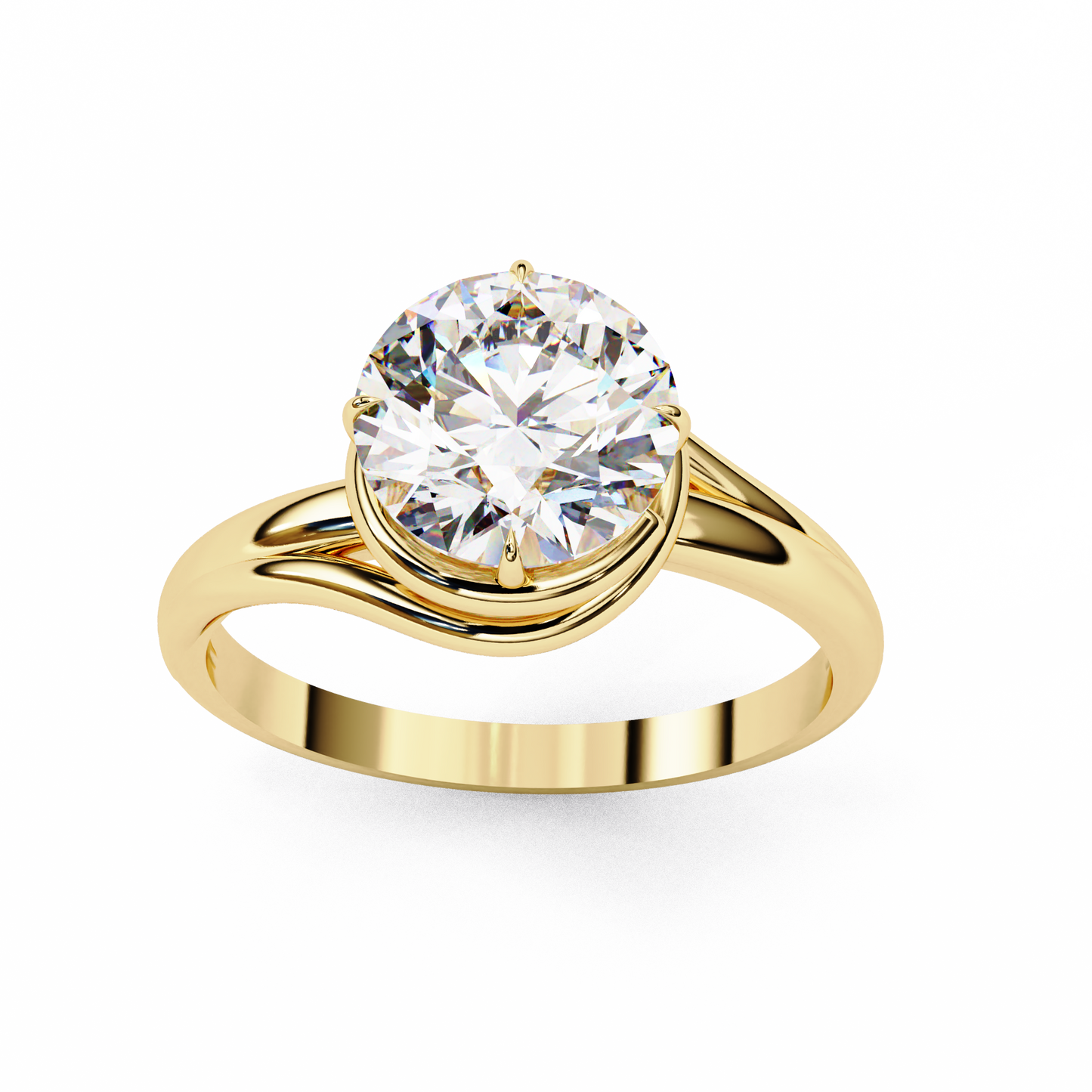 selene twisted embrace solitaire