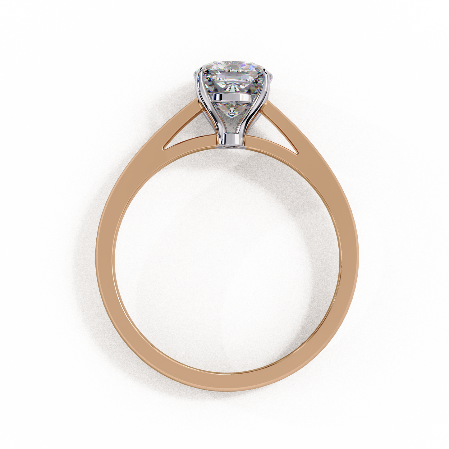 elise cushion lab grown diamond solitaire