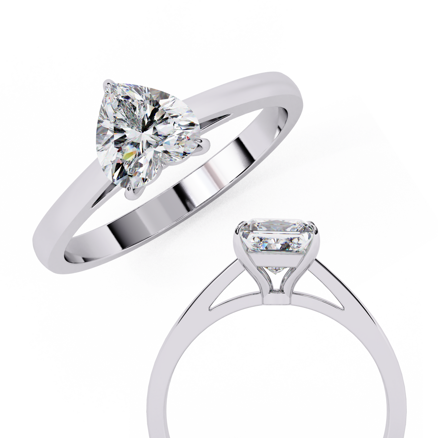 amoris heart shape classic ring