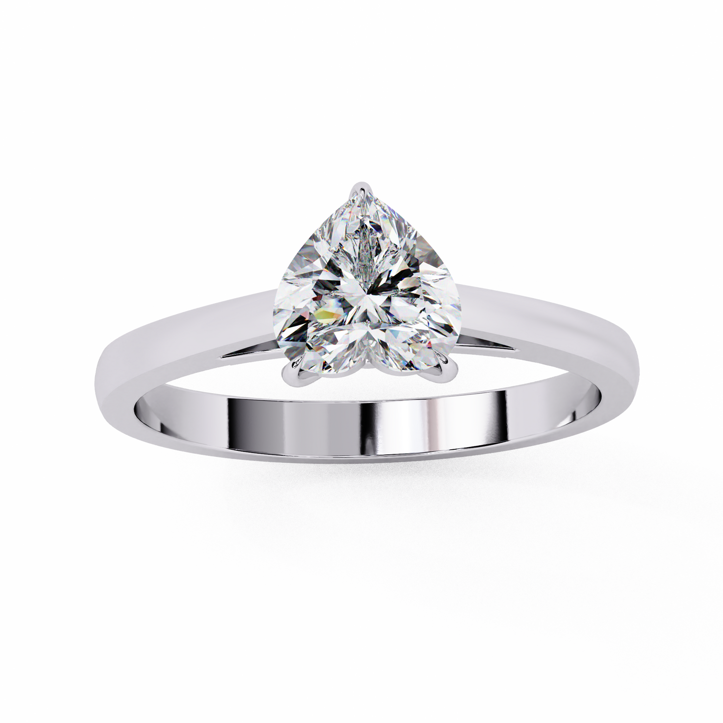 amoris heart shape classic ring