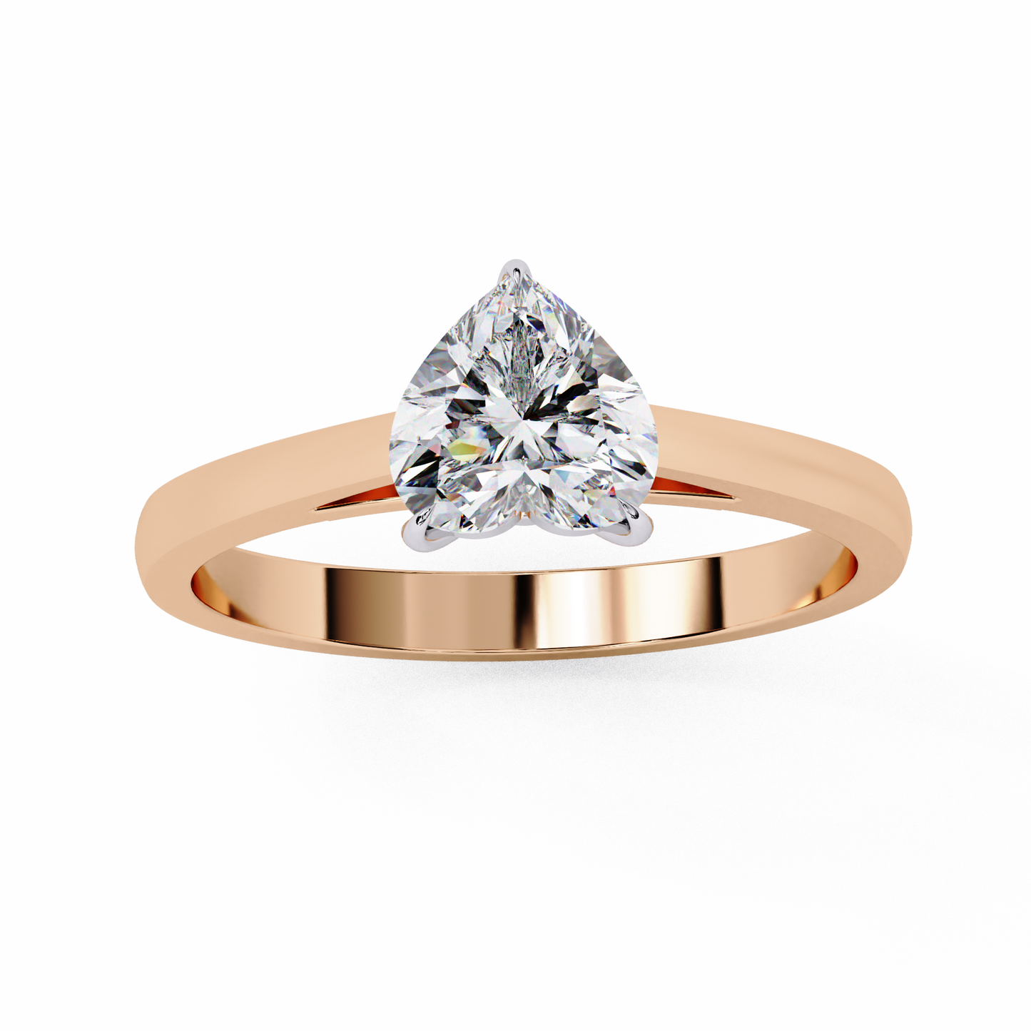 amoris heart shape classic ring