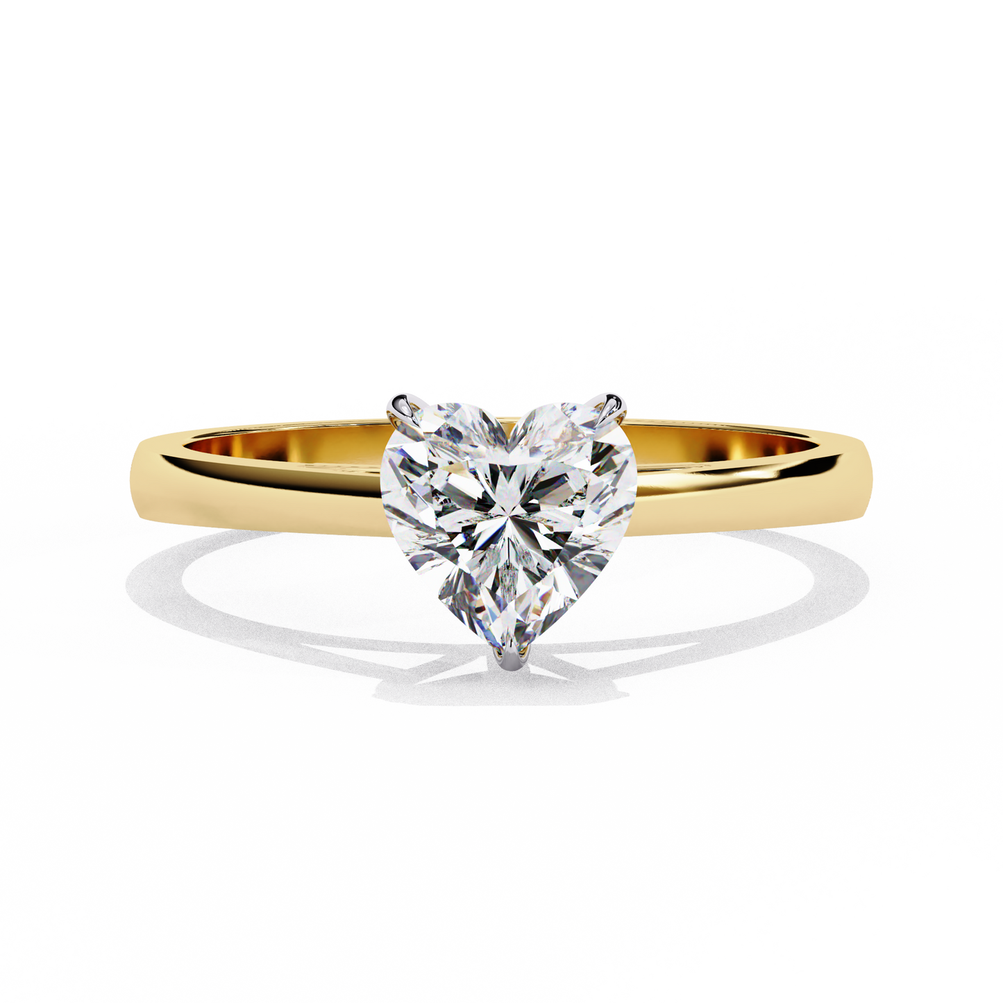 amoris heart shape classic ring
