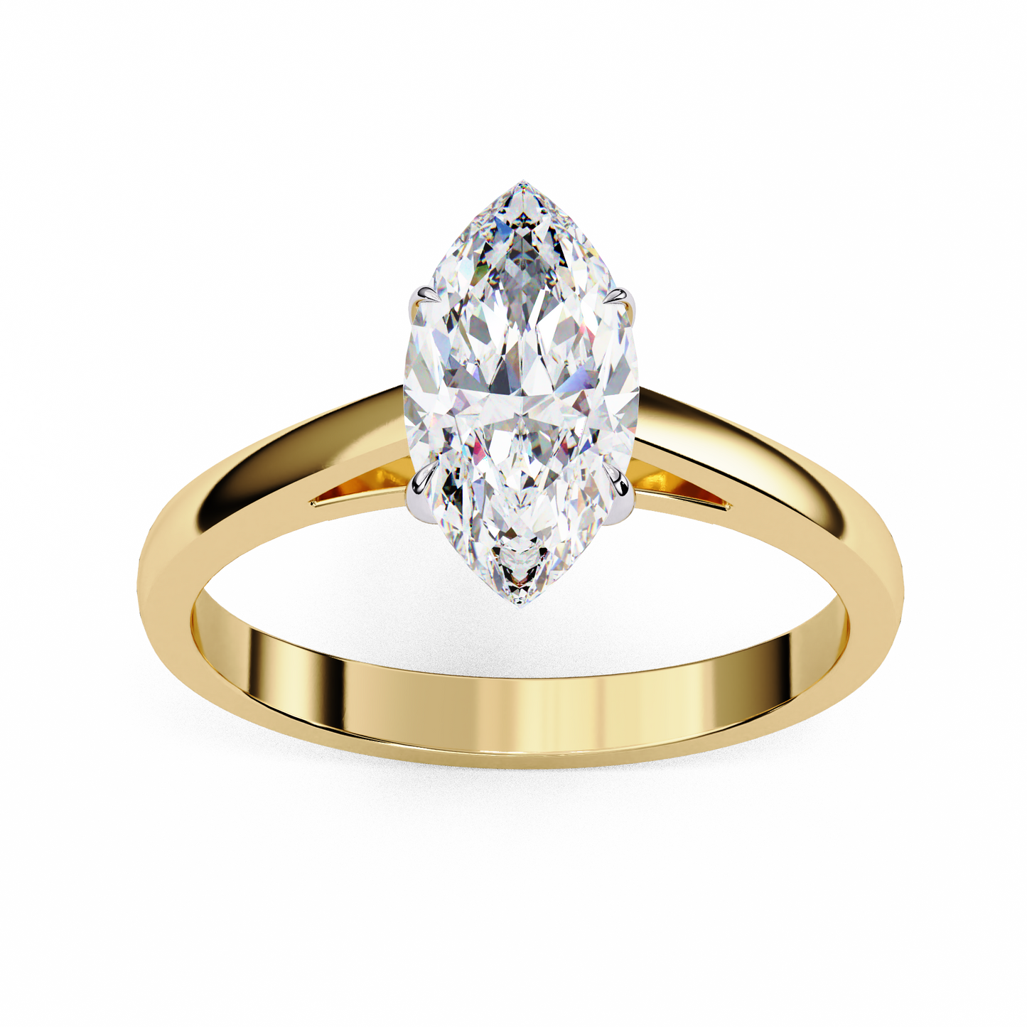 celestia lab grown diamond marquise solitaire