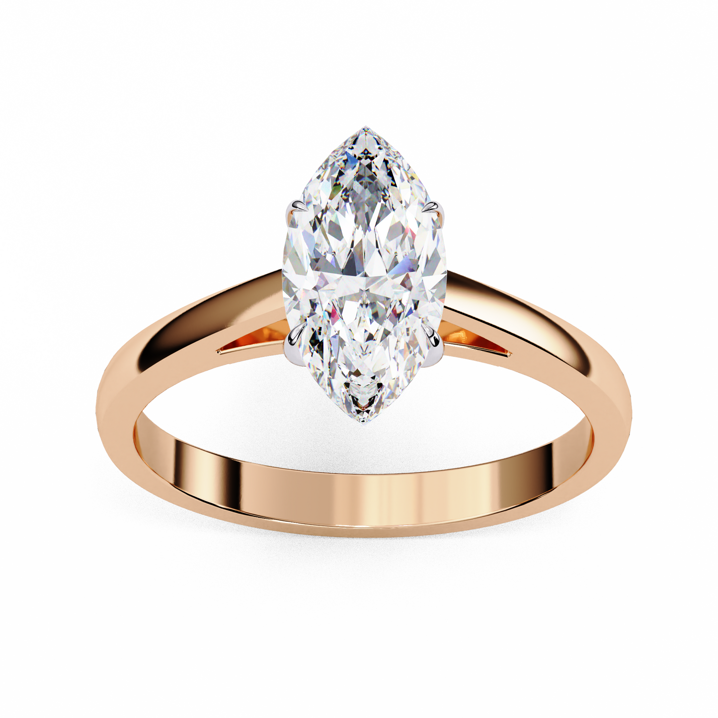 celestia lab grown diamond marquise solitaire