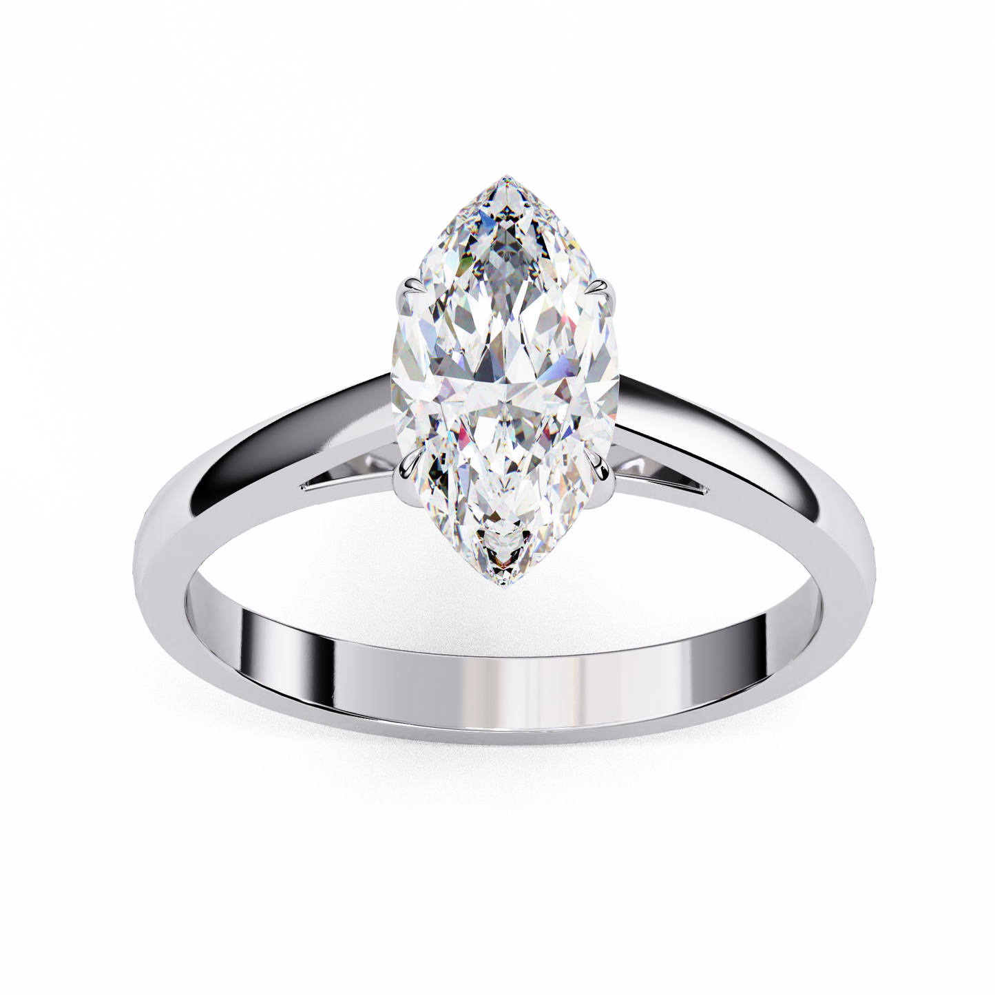 celestia lab grown diamond marquise solitaire
