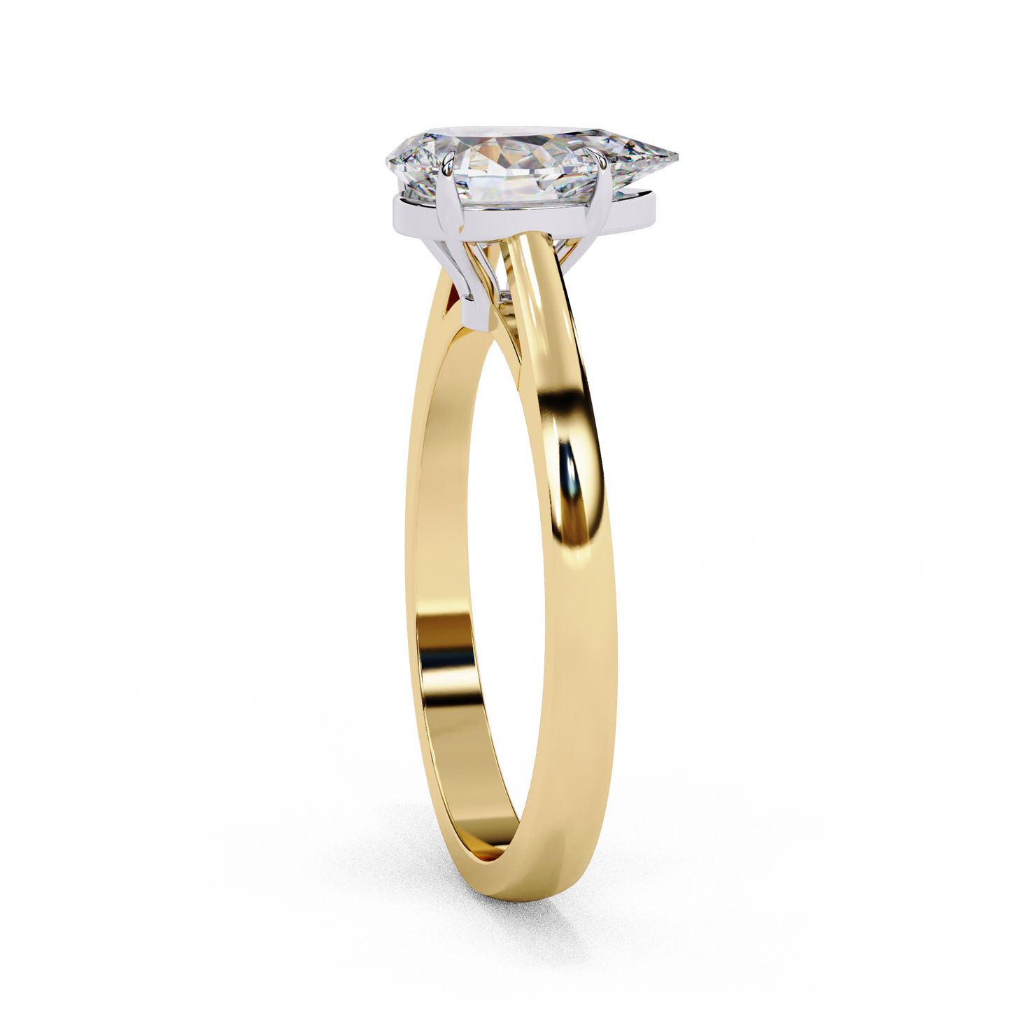 seraphine lab grown diamond pear classic