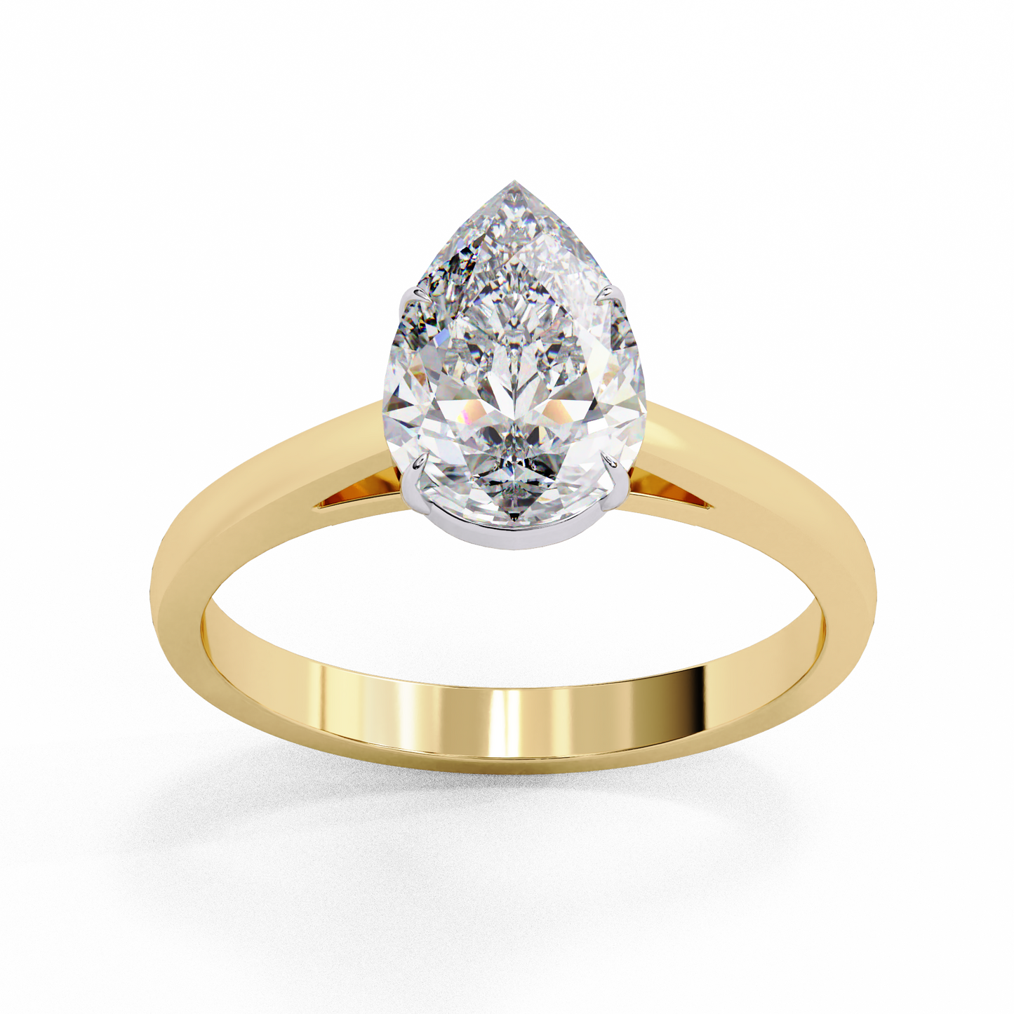 seraphine lab grown diamond pear classic
