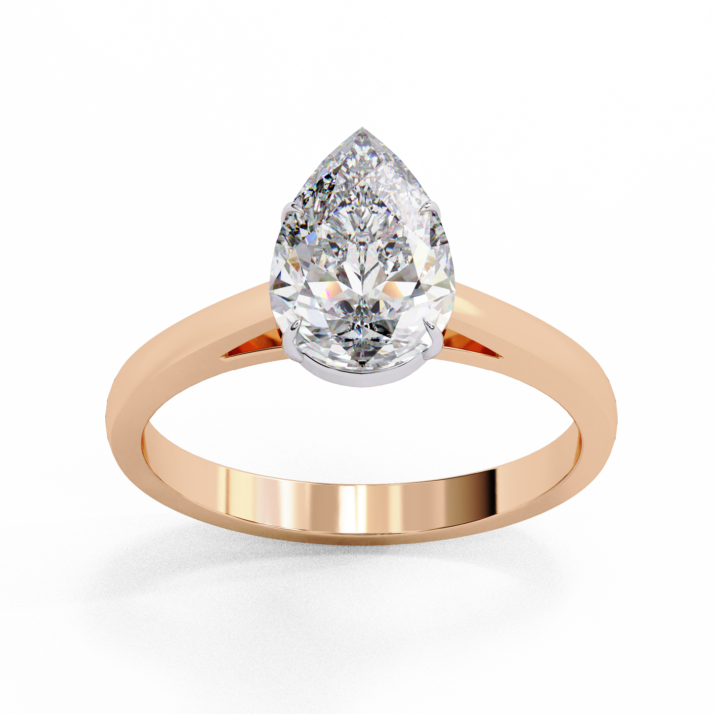 seraphine lab grown diamond pear classic