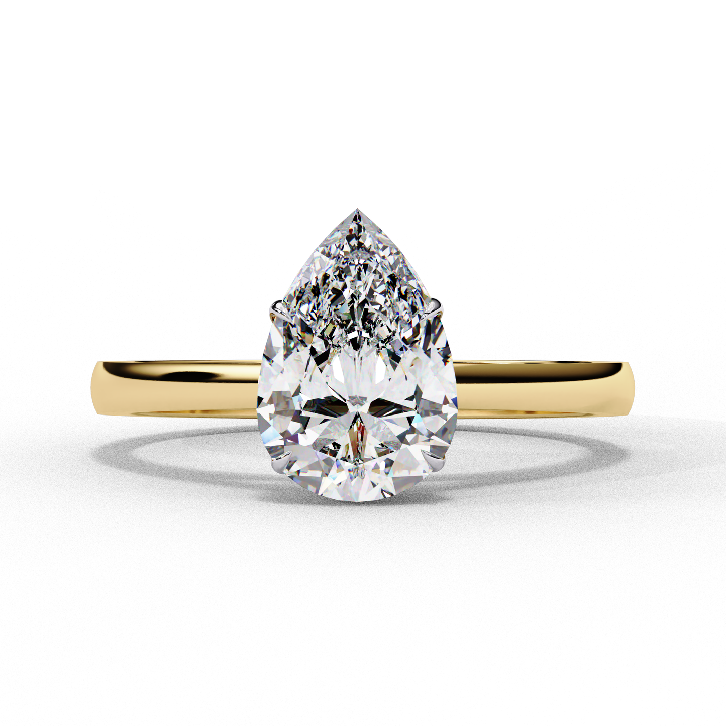 seraphine lab grown diamond pear classic