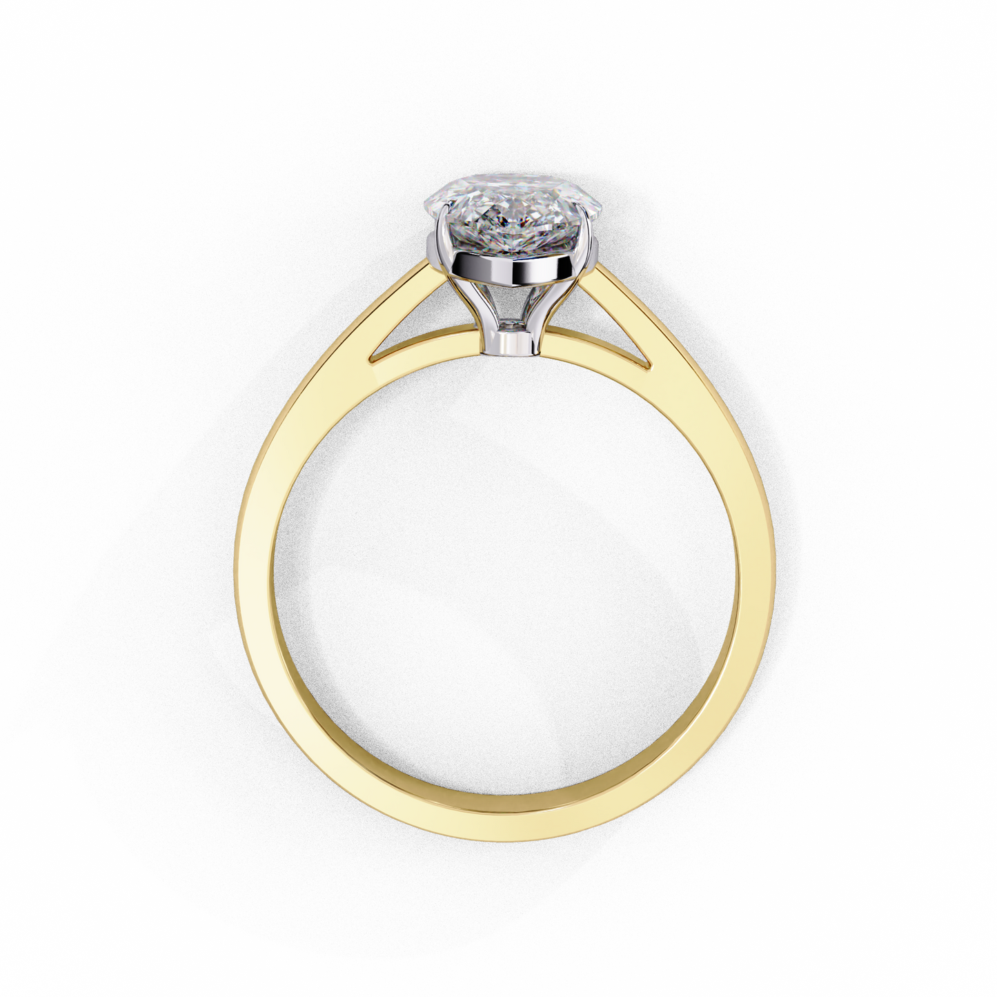 seraphine lab grown diamond pear classic
