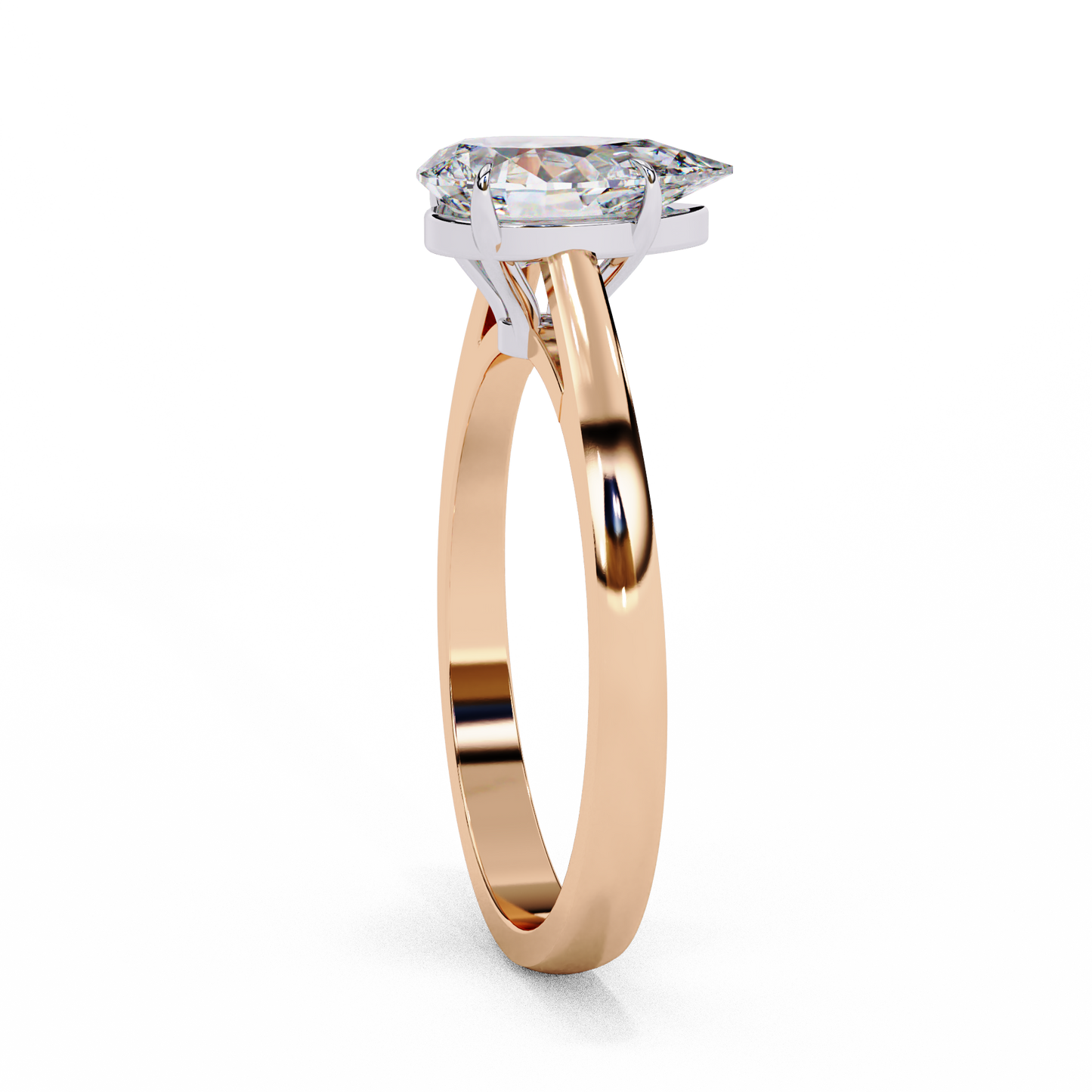 seraphine lab grown diamond pear classic