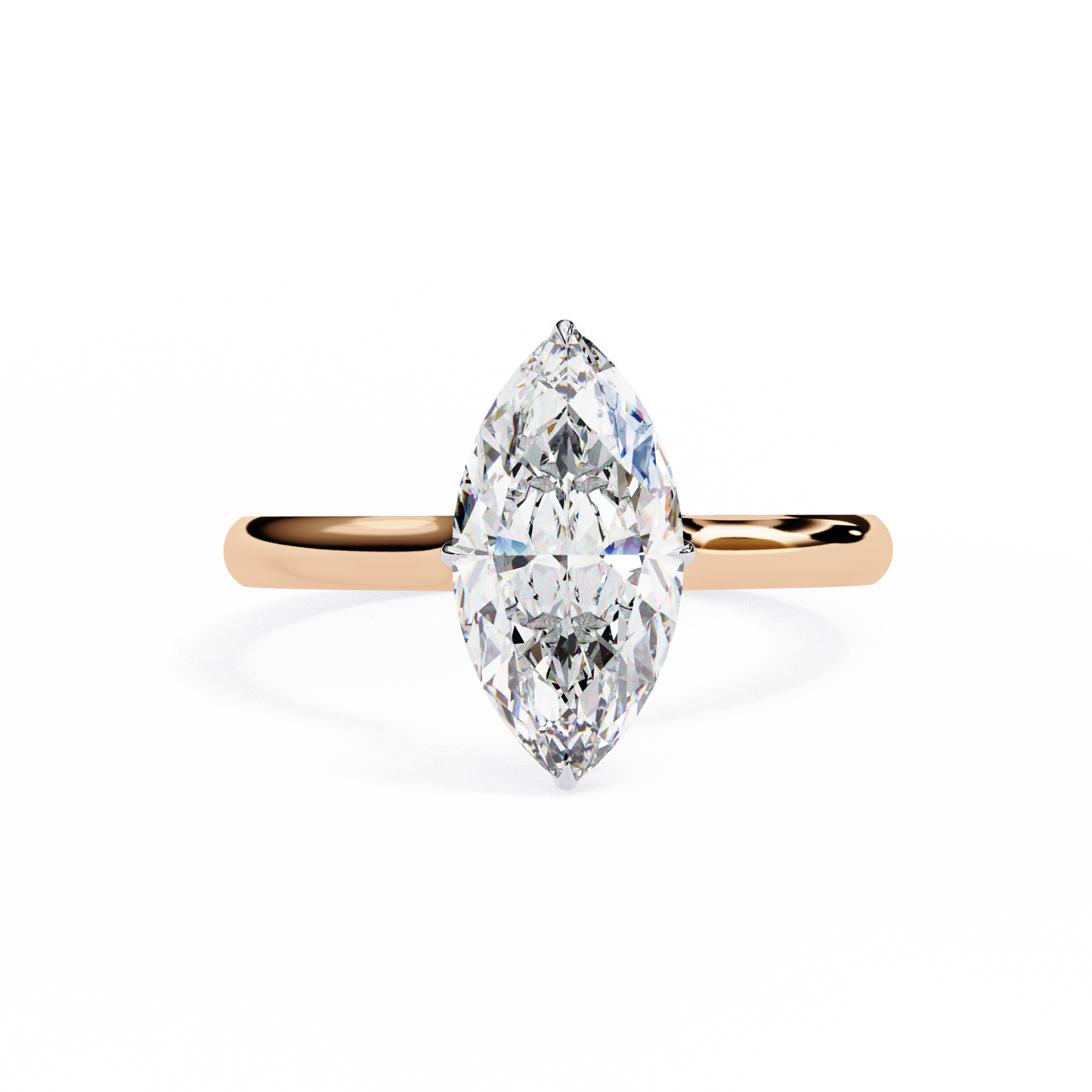 beautiful lab grown diamond marquise solitaire