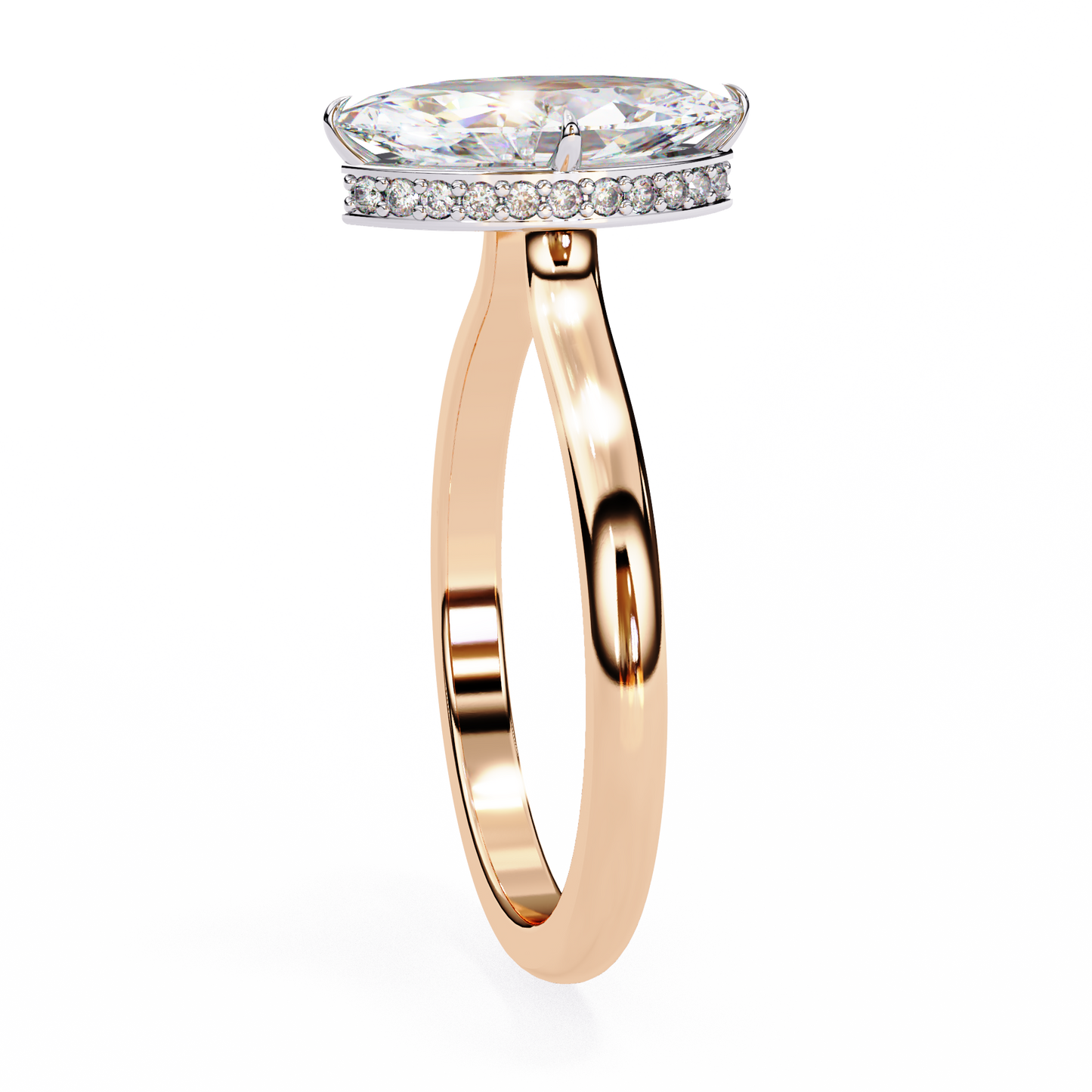 beautiful lab grown diamond marquise solitaire