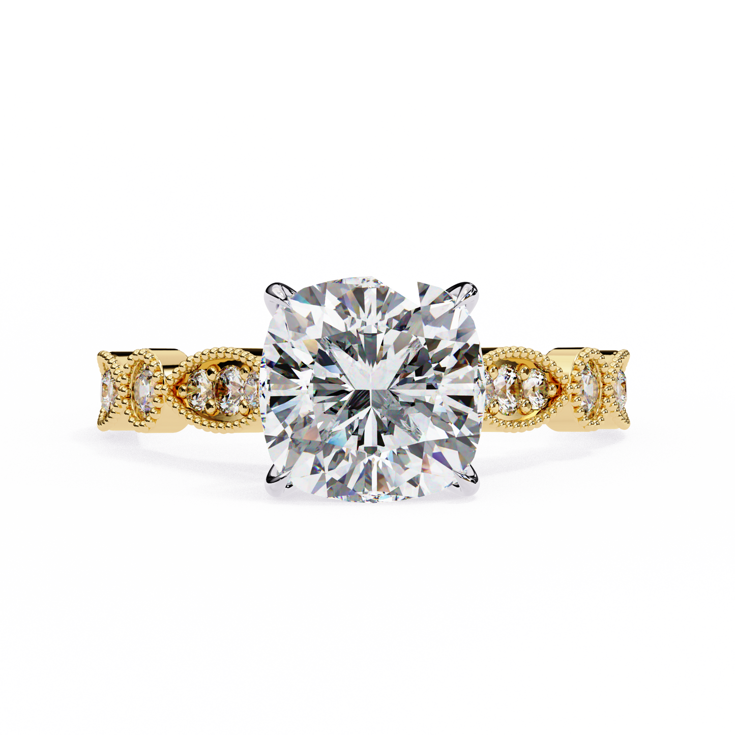 elowen lab grown diamond heritage ring