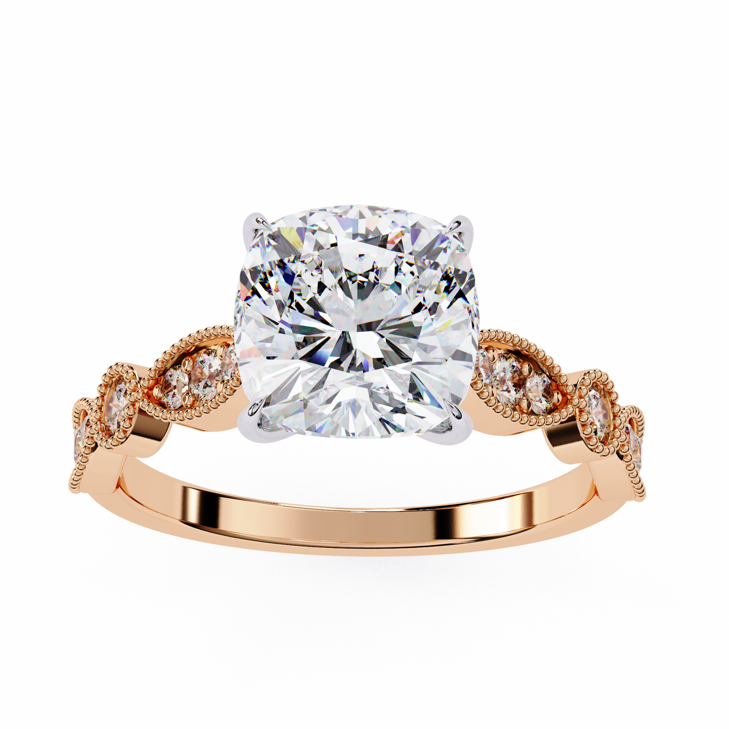 elowen lab grown diamond heritage ring