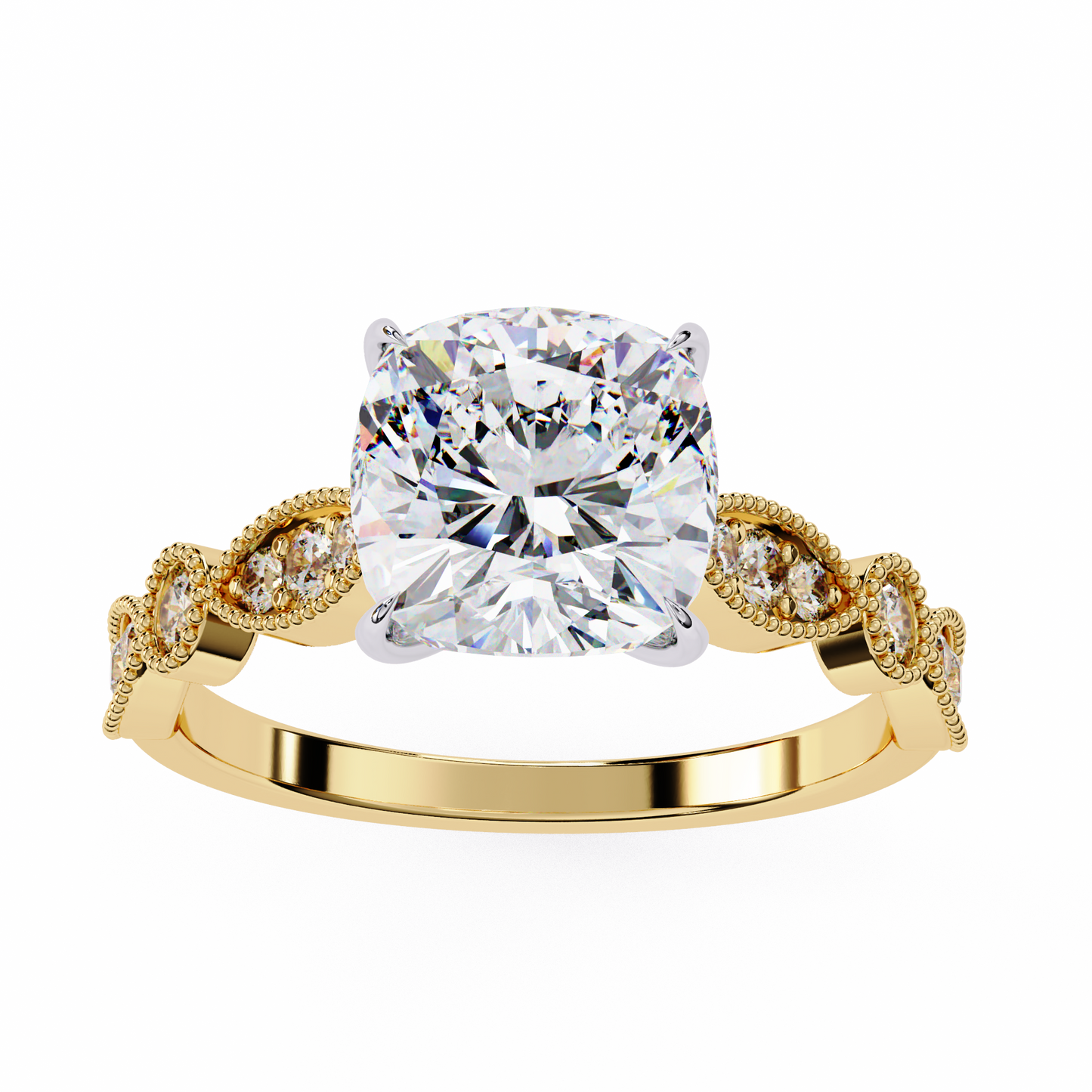 elowen lab grown diamond heritage ring