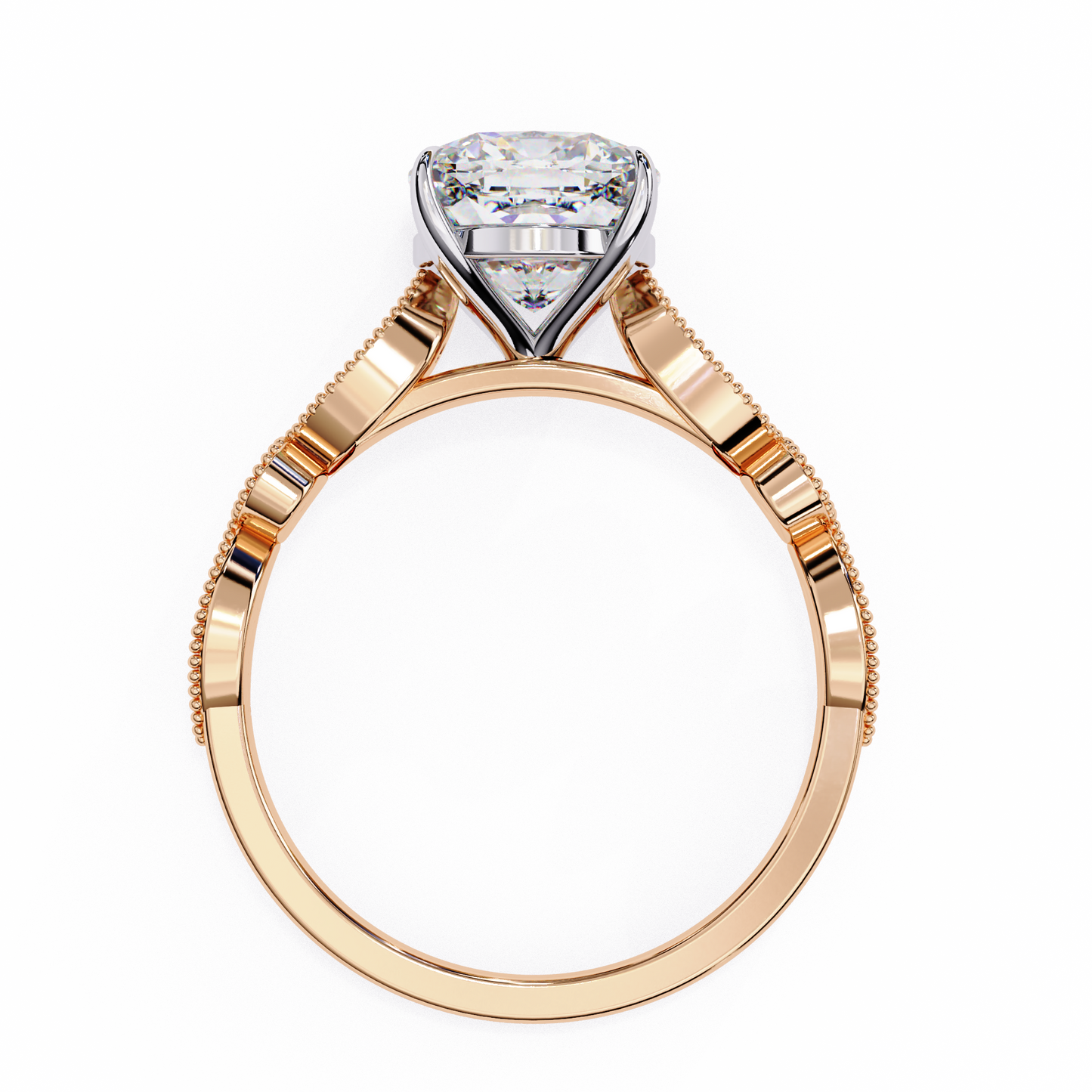 elowen lab grown diamond heritage ring